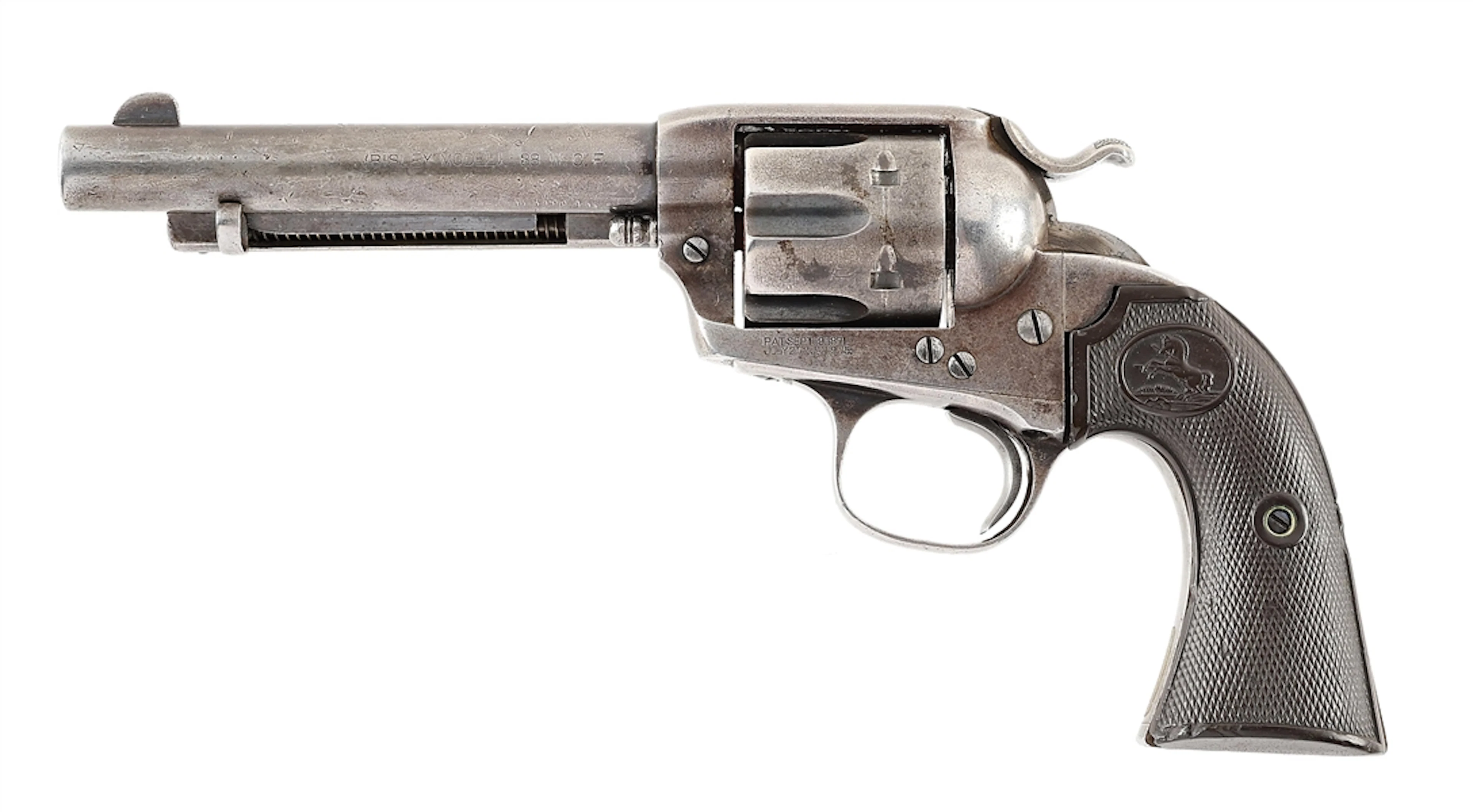 (C) STEMBRIDGE STUDIO MARKED COLT BISLEY MODEL .38-40 SINGLE ACTION REVOLVER
