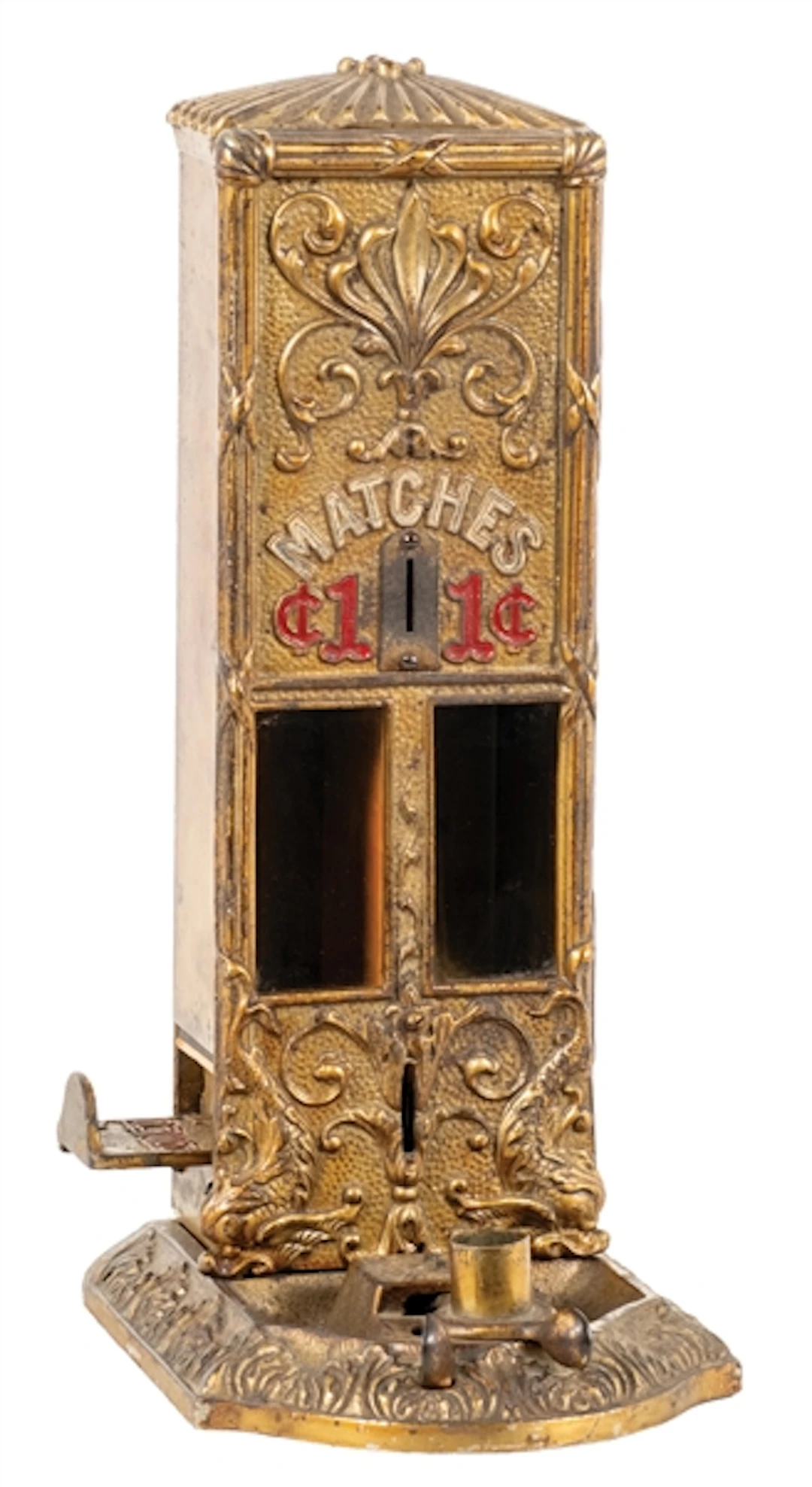 1¢ NORTHWESTERN "SELLEM" BOXED MATCH VENDING MACHINE
