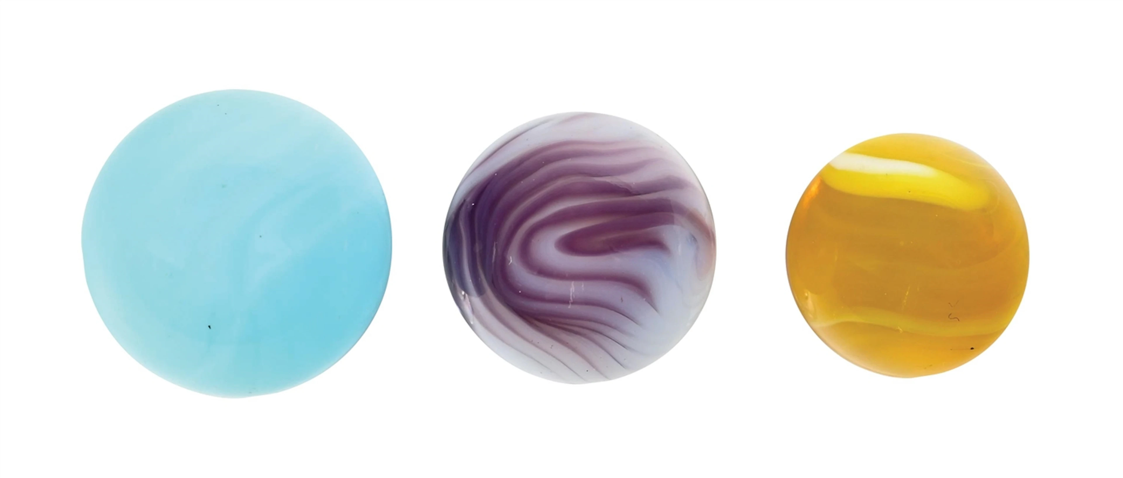 LOT OF 3: CHRISTENSEN MARBLES