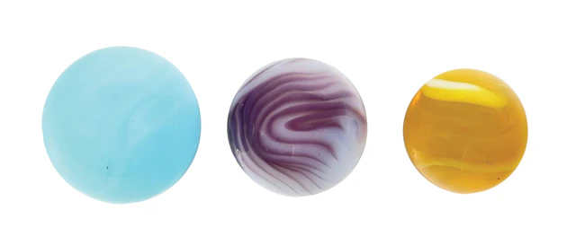 LOT OF 3: CHRISTENSEN MARBLES