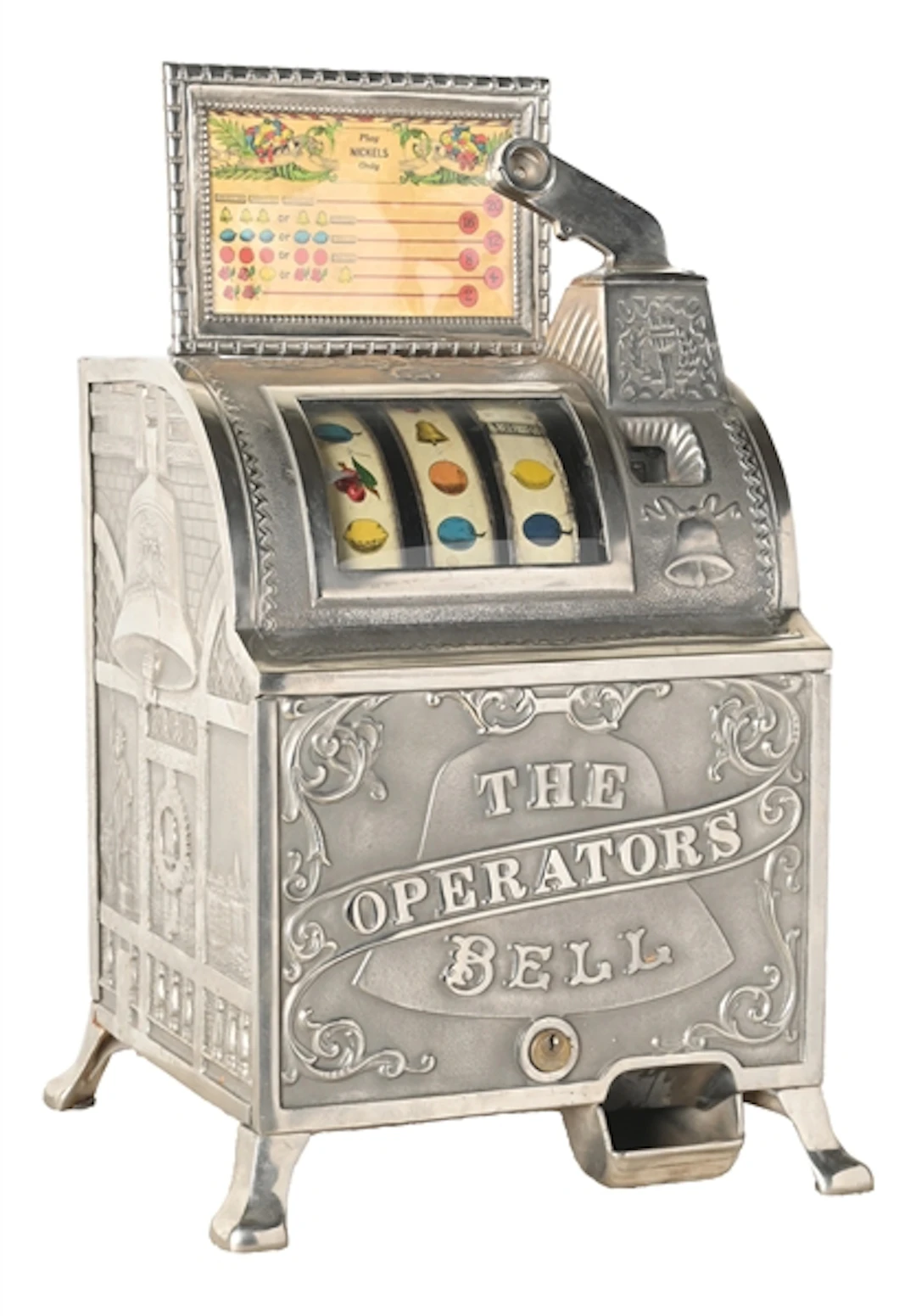 5¢ MILLS NOVELTY CO. OPERATORS BELL SLOT MACHINE