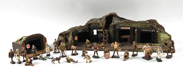 COMMAND EMPLACEMENT WITH MEDICAL ANNEX, 27 PIECES