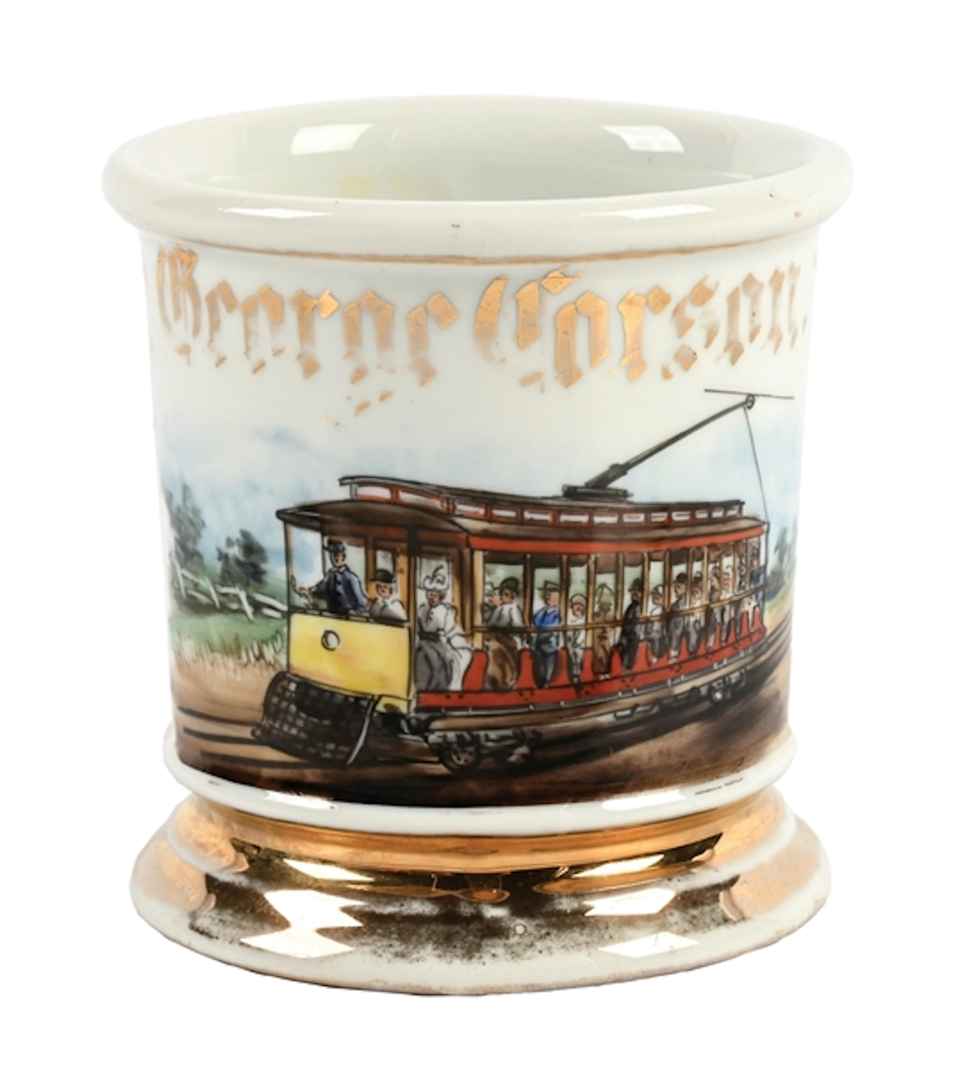 TROLLEY OPERATOR'S SHAVING MUG