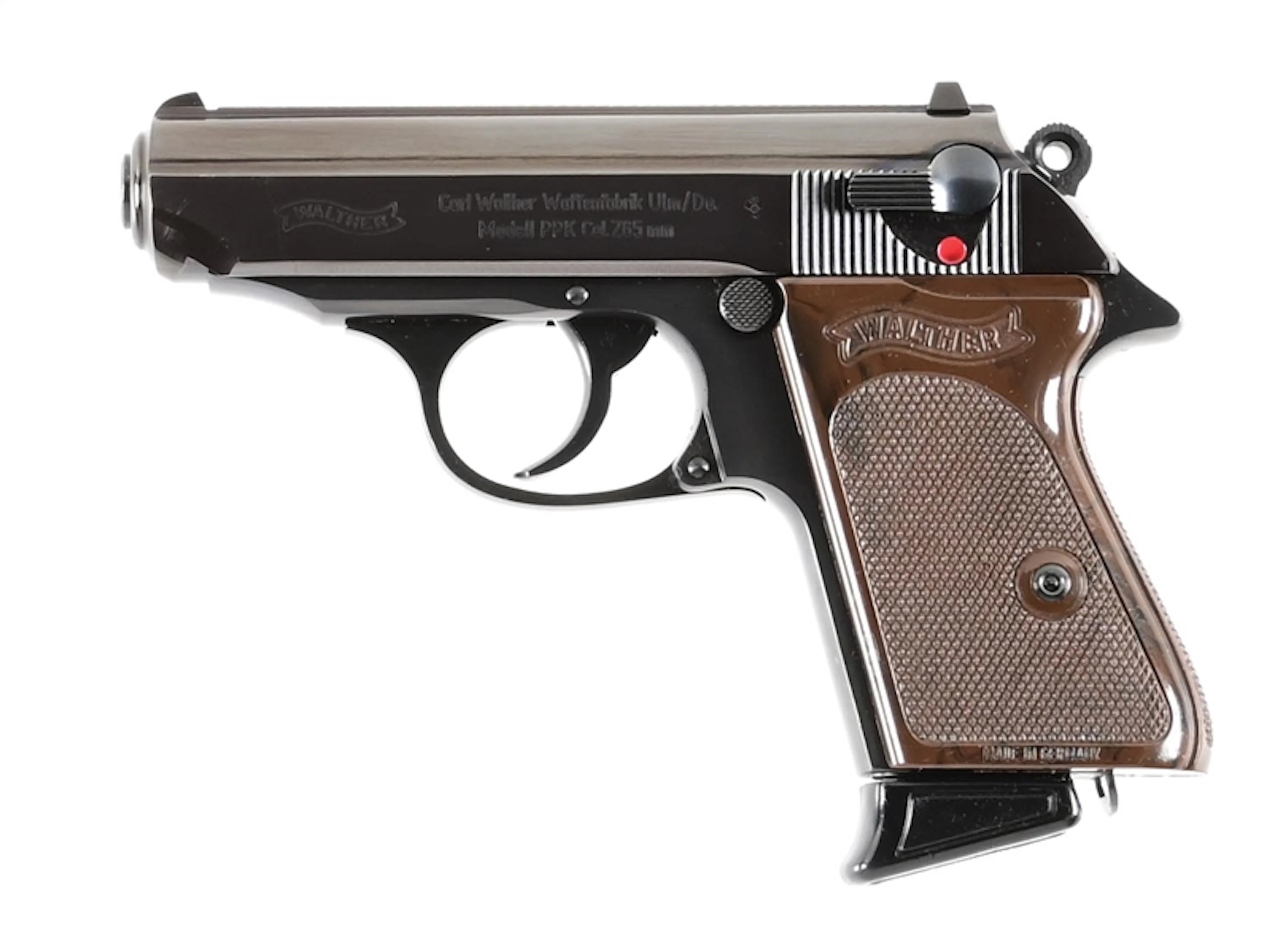 (C) INTERARMS GERMAN WALTHER PPK SEMI-AUTOMATIC .32 PISTOL.