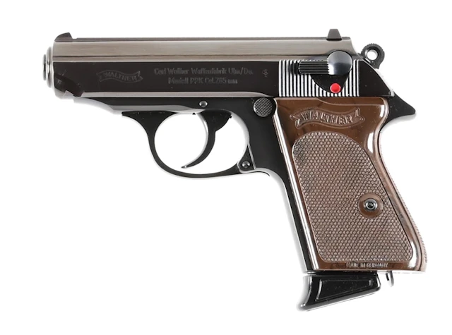 (C) INTERARMS GERMAN WALTHER PPK SEMI-AUTOMATIC .32 PISTOL.