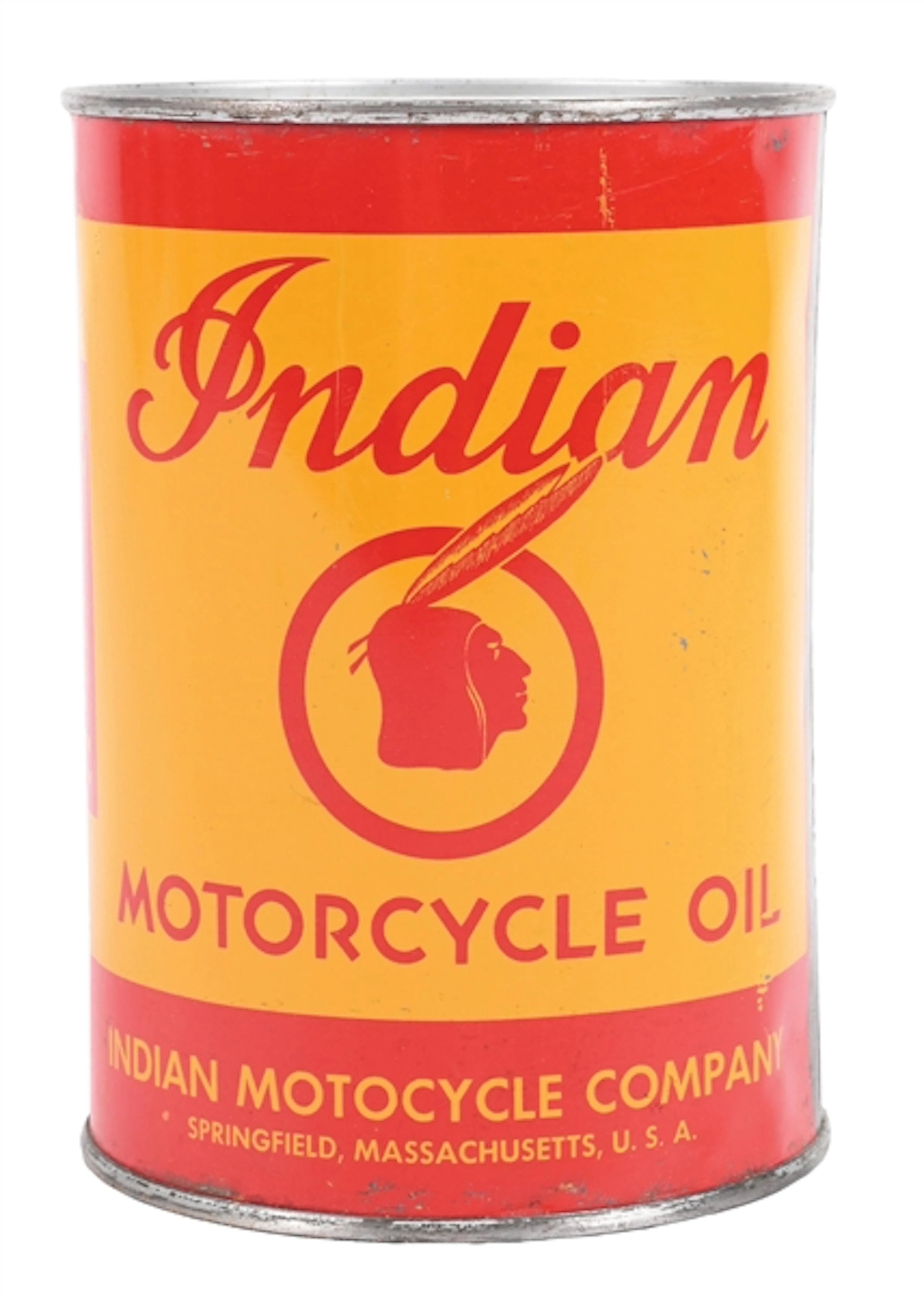 INDIAN MOTORCYCLE MOTOR OIL ONE QUART CAN