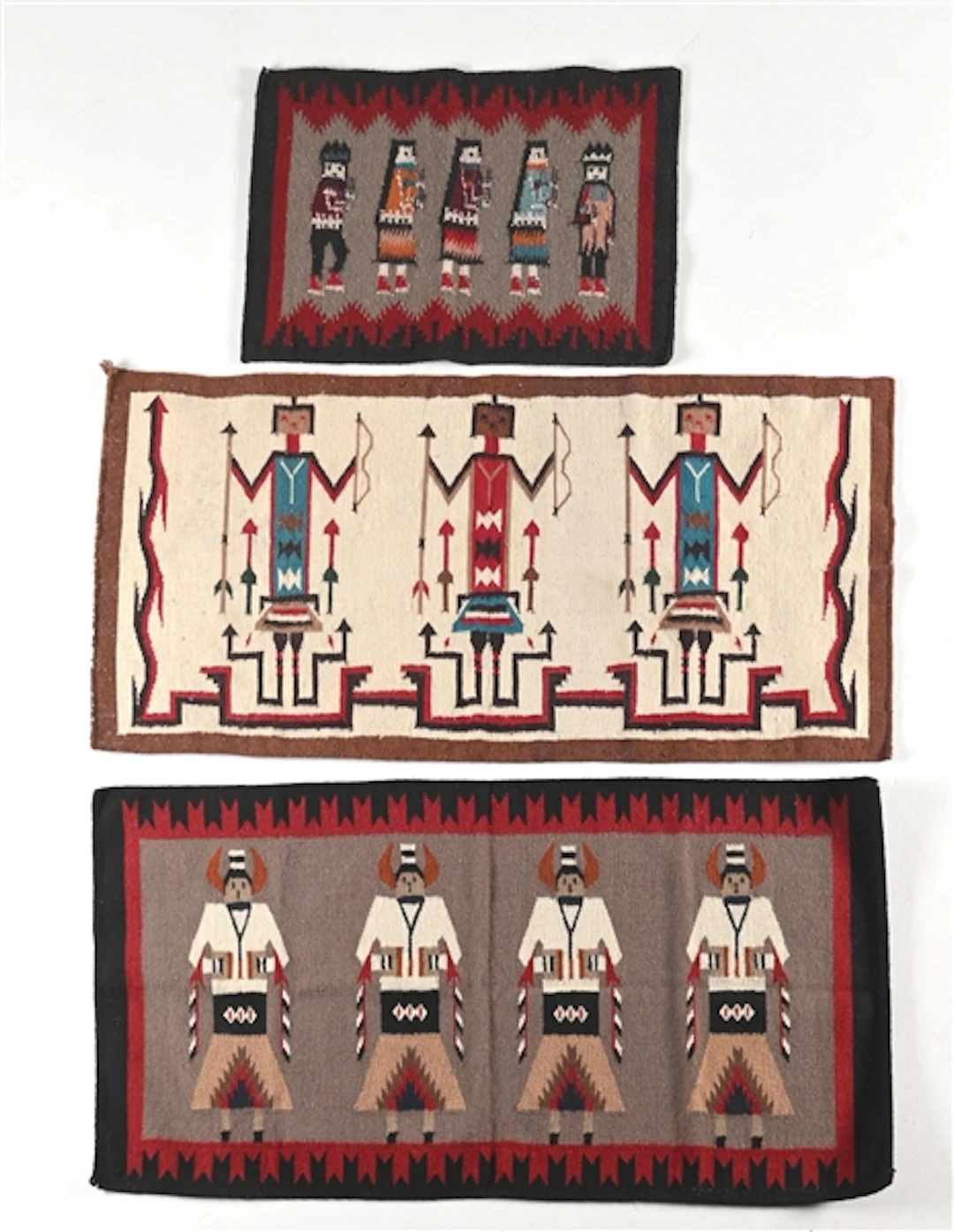 LOT OF 3: MEXICAN WEAVINGS