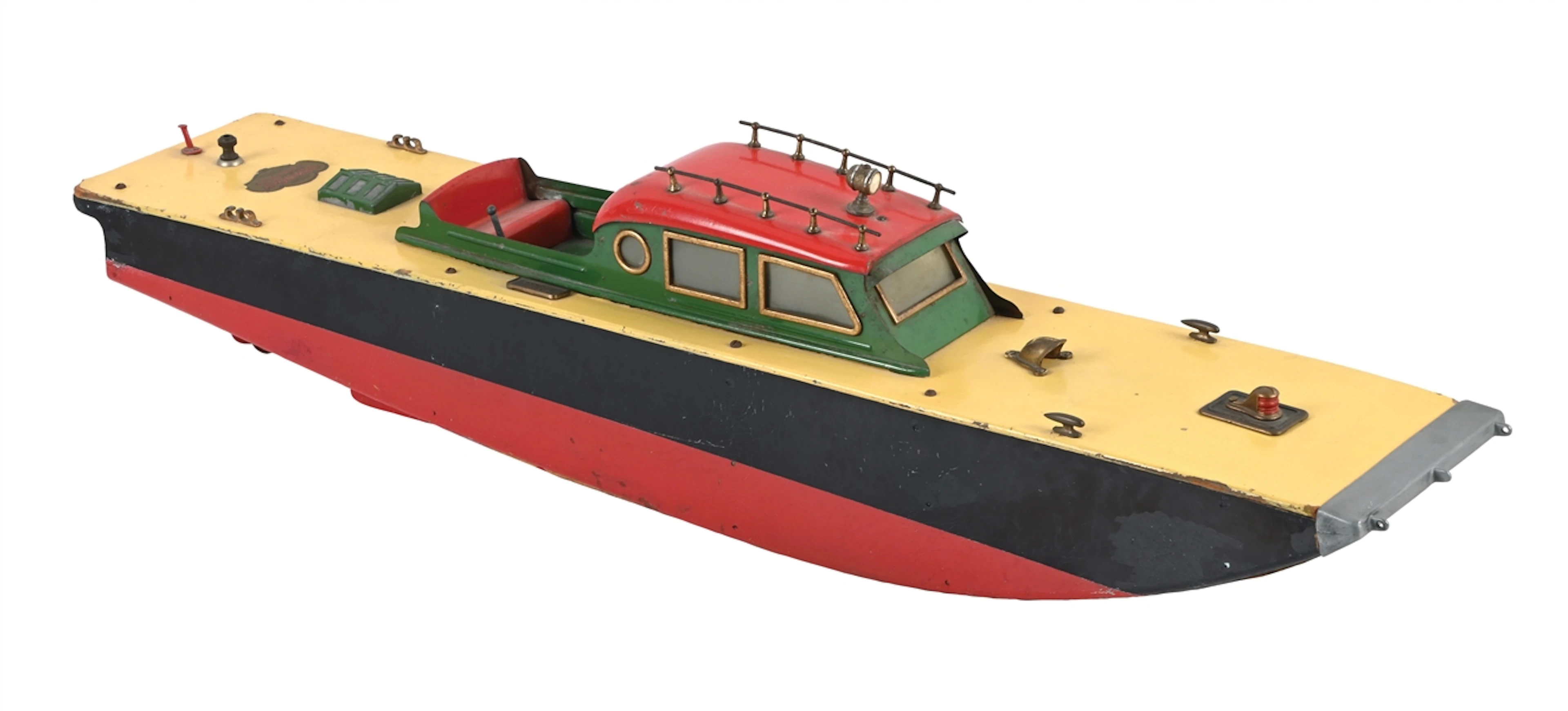 CALWIS INDUSTRIES LTD. ORKIN CRAFT PRESSED STEEL & WOOD CABIN CRUISER SPEEDBOAT