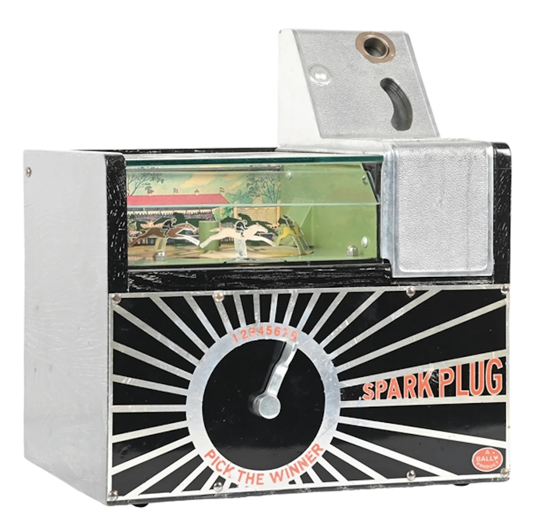 5¢ BALLY "SPARK PLUG" HORSE-RACING TRADE STIMULATOR