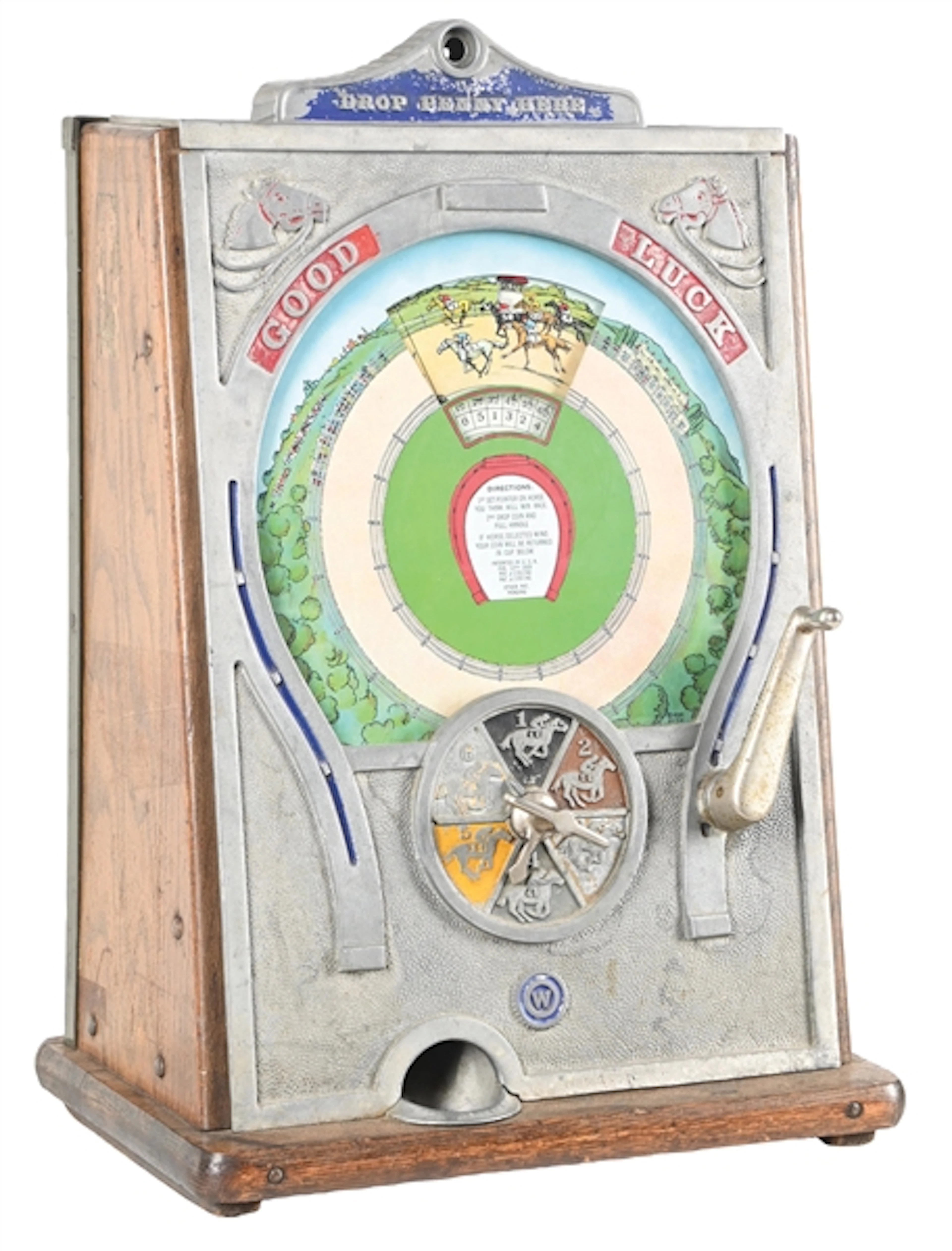 1¢ WATLING GOOD LUCK COUNTER WHEEL TRADE STIMULATOR