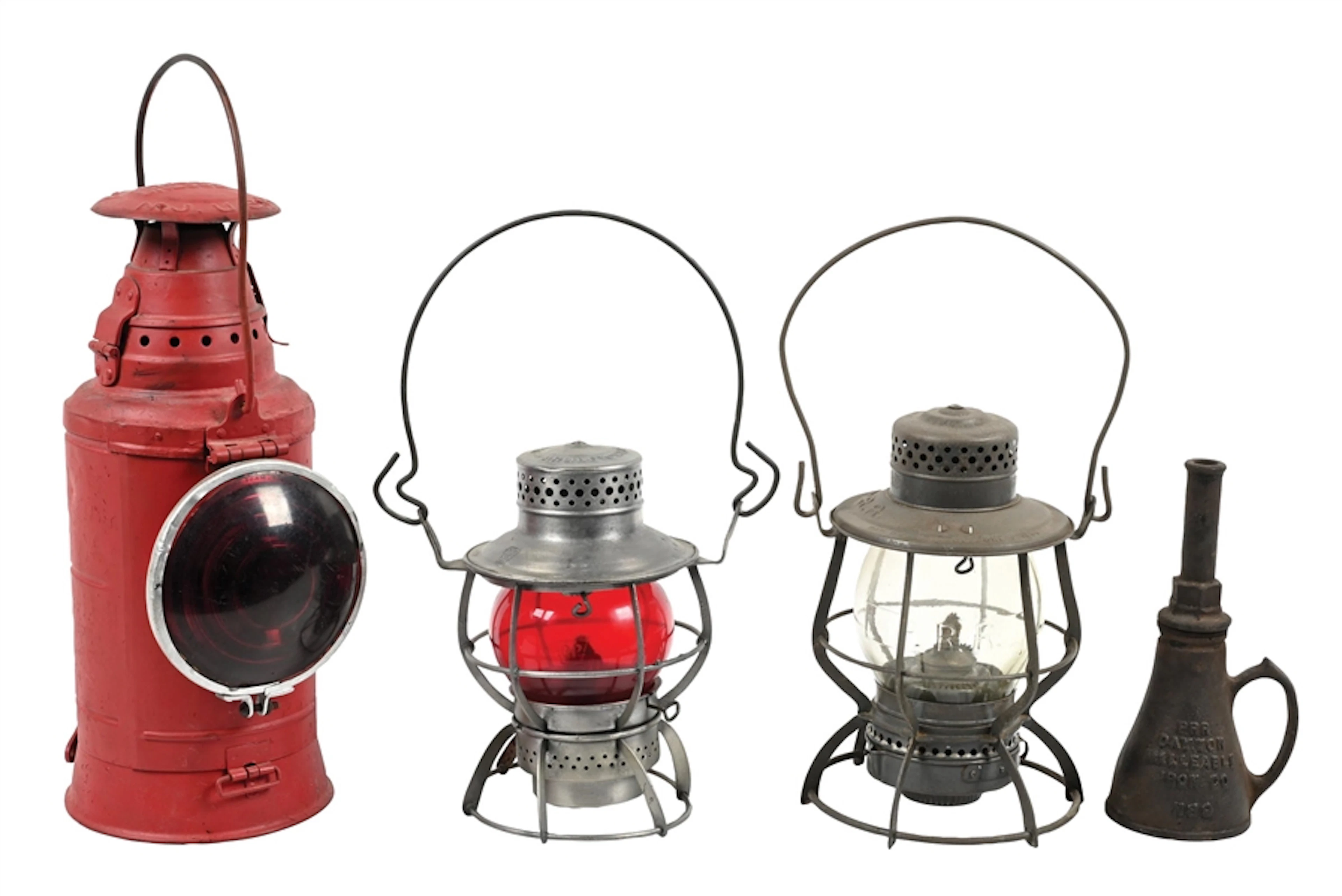 LOT OF 4: RAILROAD LANTERNS