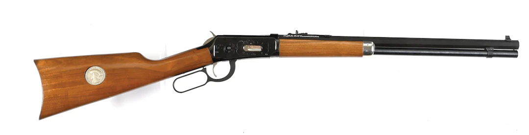 (C) WINCHESTER BUFFALO BILL COMMEMORATIVE MODEL 94 LEVER ACTION CARBINE