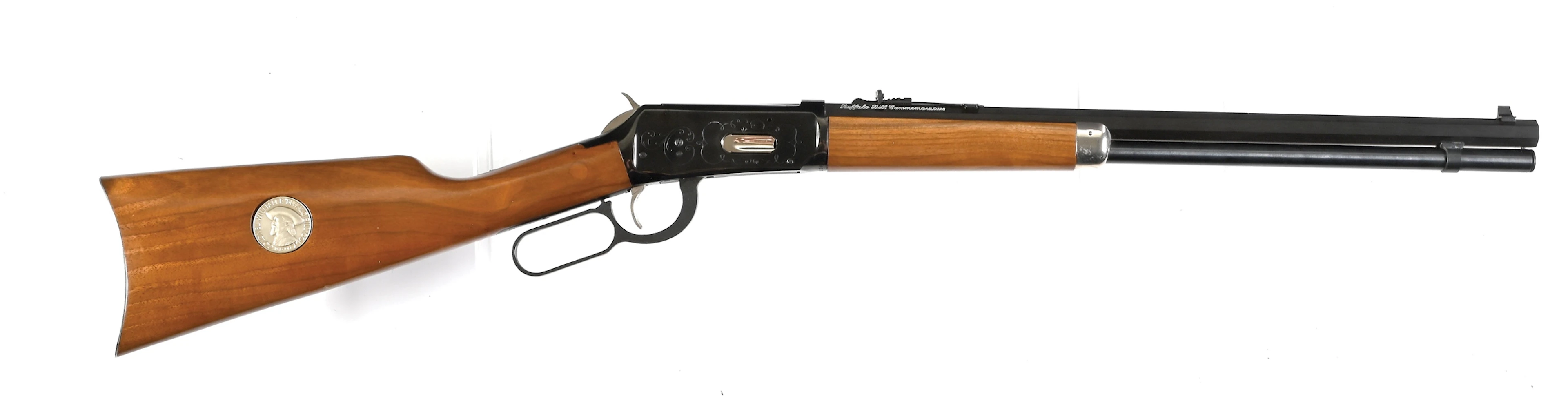 (C) WINCHESTER BUFFALO BILL COMMEMORATIVE MODEL 94 LEVER ACTION CARBINE