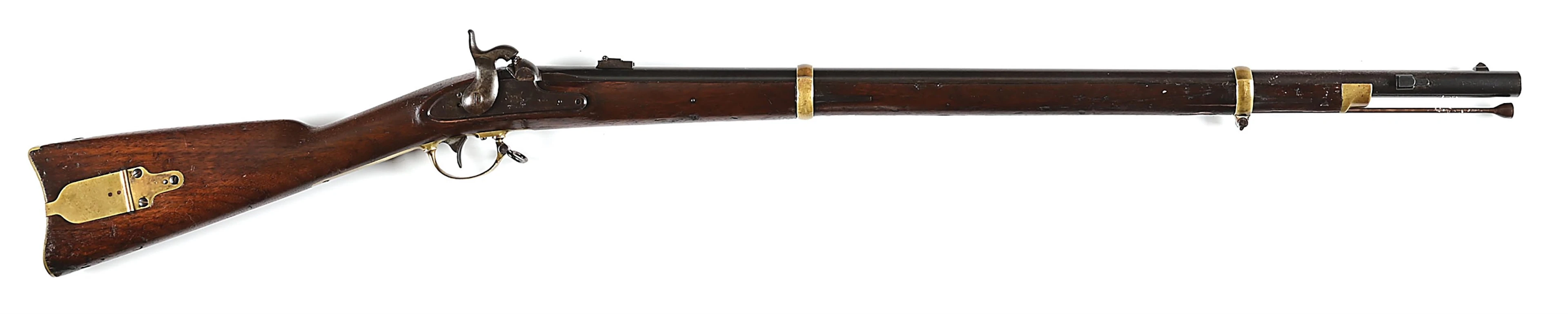 (A) REMINGTON MODEL 1863 HARPERS FERRY PATTERN PERCUSSION RIFLE