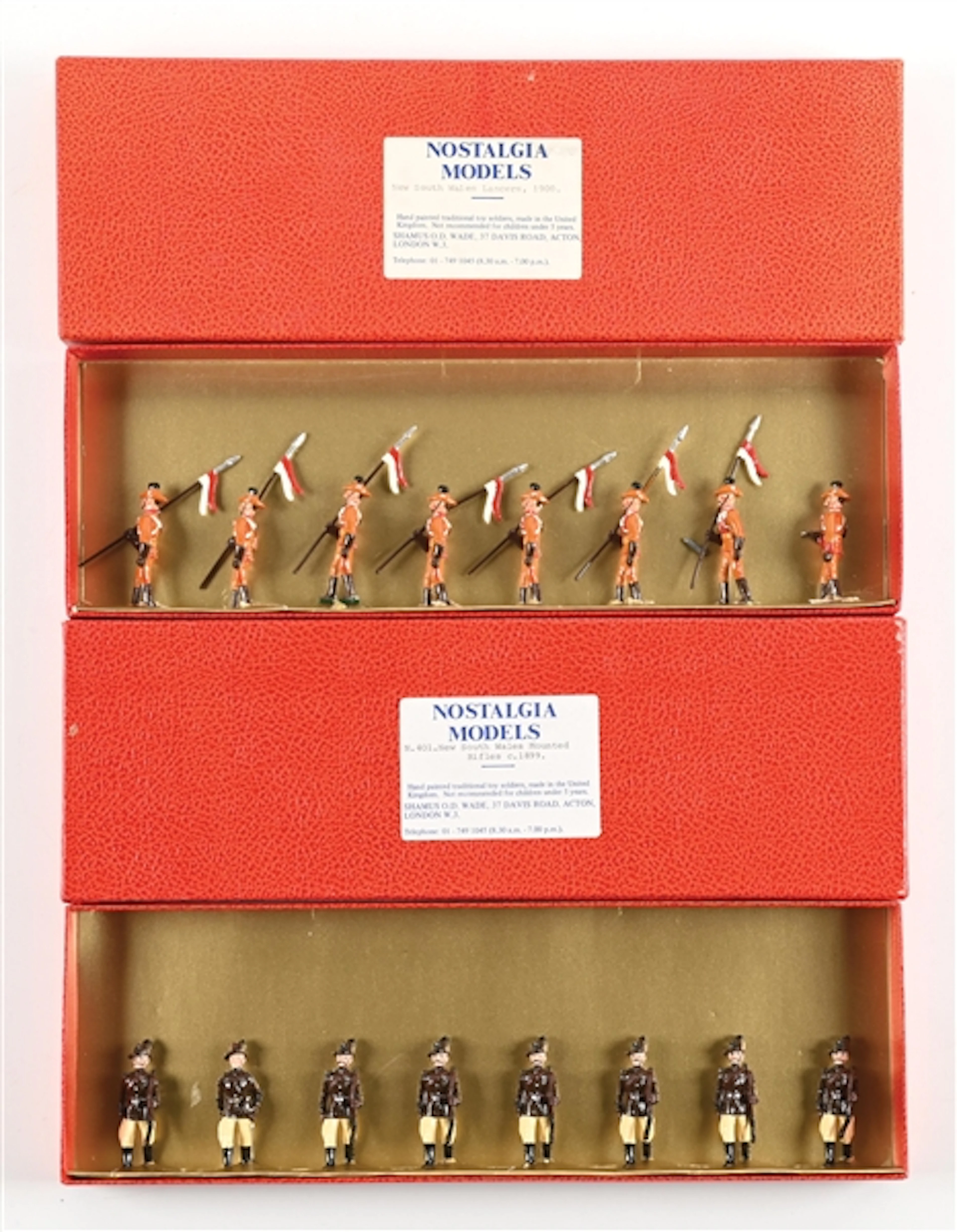 LOT OF 2: NOSTALGIA MODELS SETS IN BOXES