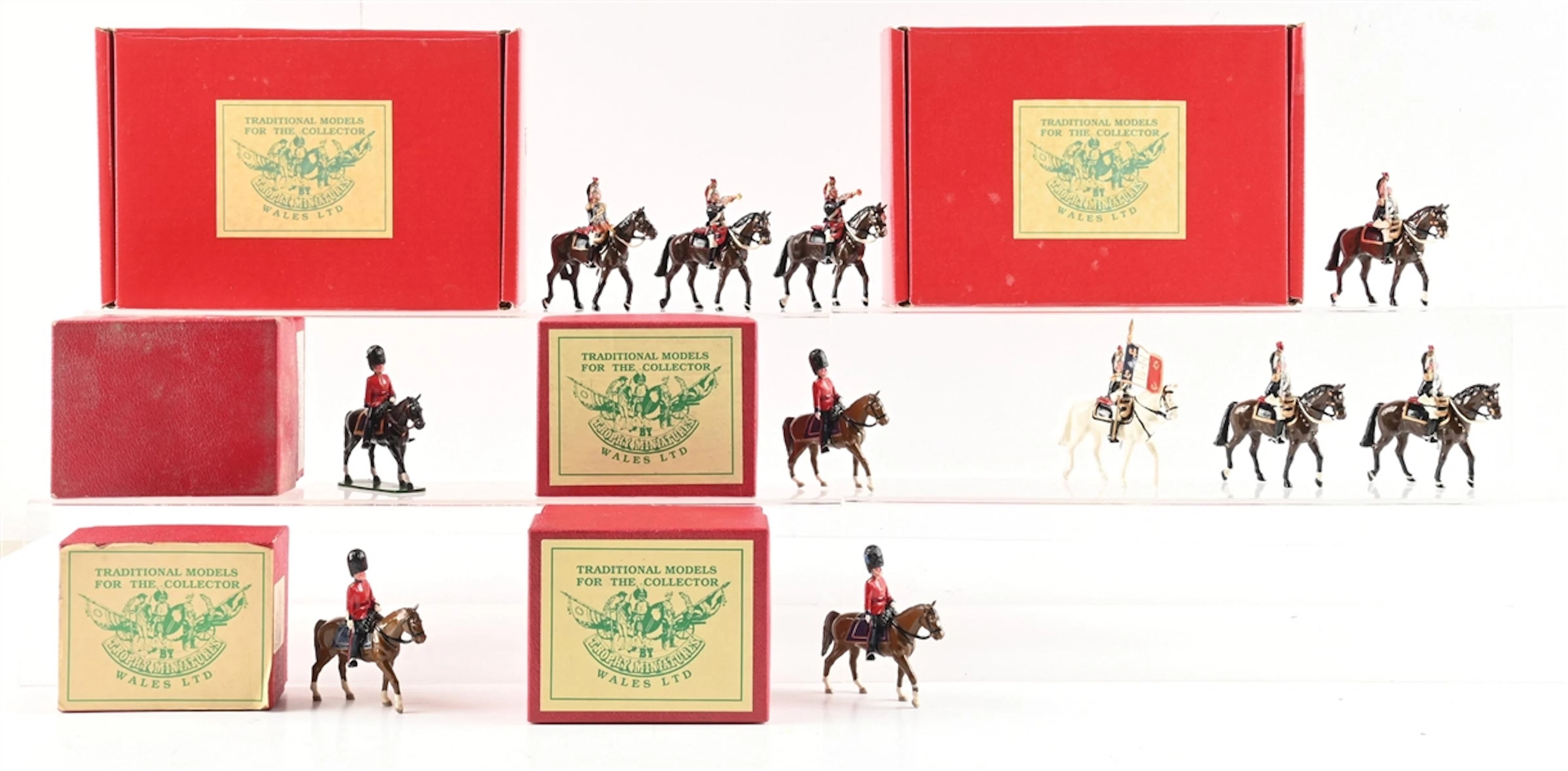 LOT OF 6: TROPHY TOY SOLDIER SETS IN ORIGINAL BOXES