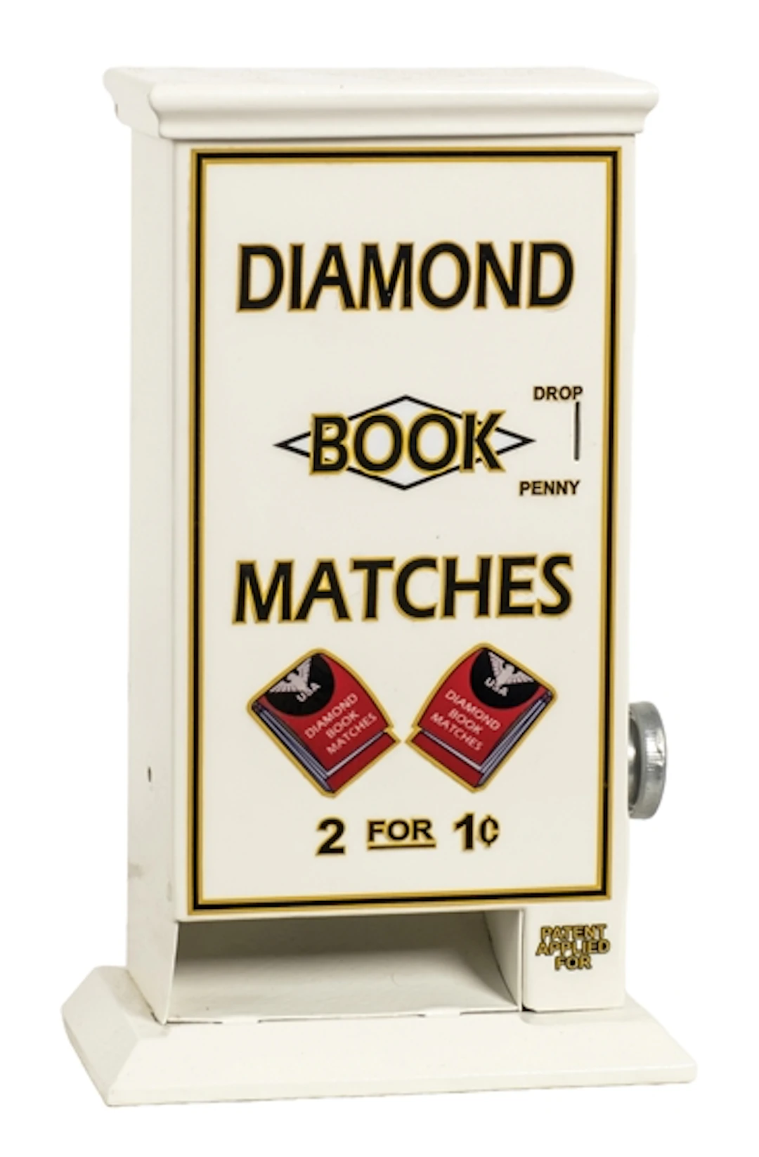 1¢ DIAMOND BOOK MATCH VENDING MACHINE