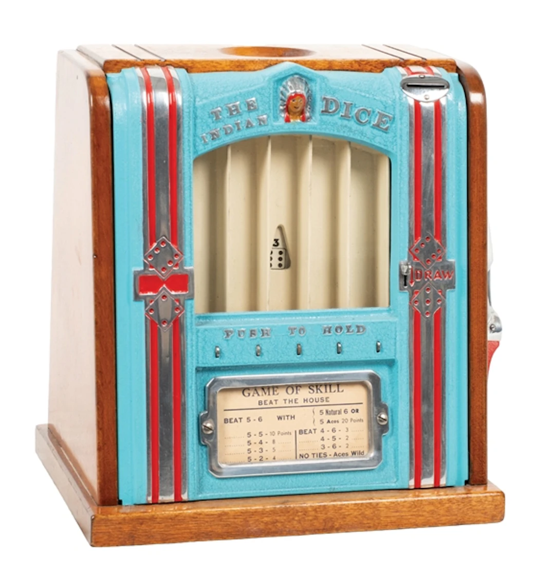 BAKER INDIAN DICE TRADE STIMULATOR