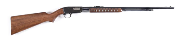 (C) WINCHESTER MODEL 61 SLIDE ACTION RIFLE WITH ILLUSTRATED BOX.