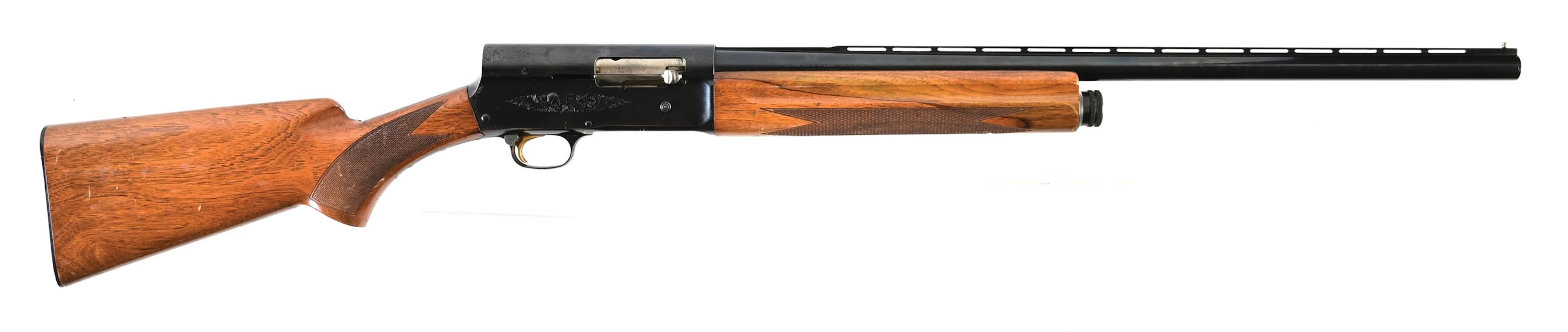 (C) BELGIAN BROWNING A5 LIGHT TWELEVE SEMI-AUTOMATIC SHOTGUN.