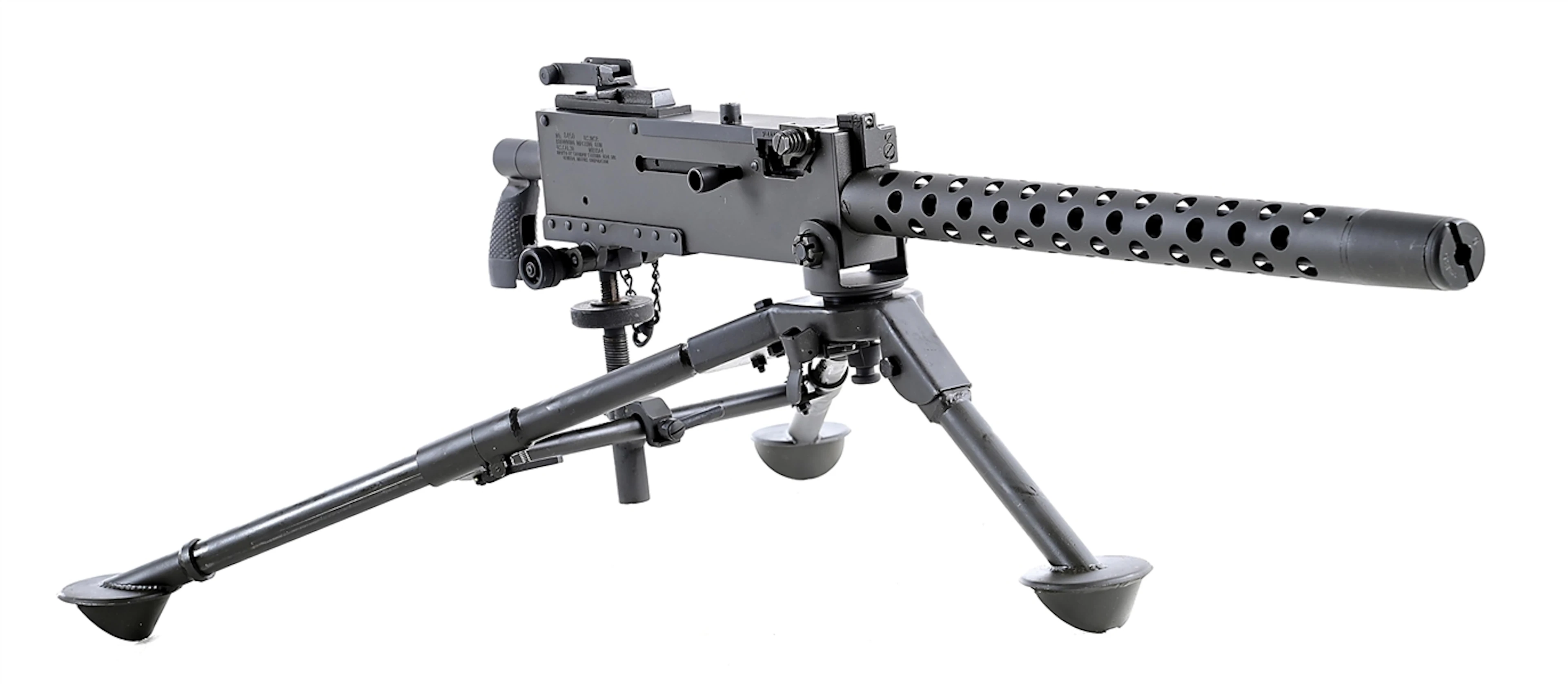(M) KMP CLASSIC ARMS MODEL 1919 7.62 NATO SEMI-AUTOMATIC RIFLE WITH TRIPOD.