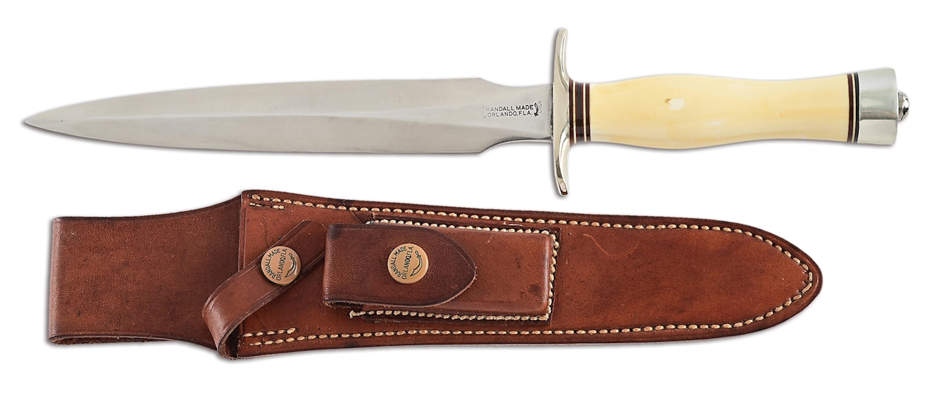 EARLY RANDALL MODEL 2-8 FIGHTING STILETTO.