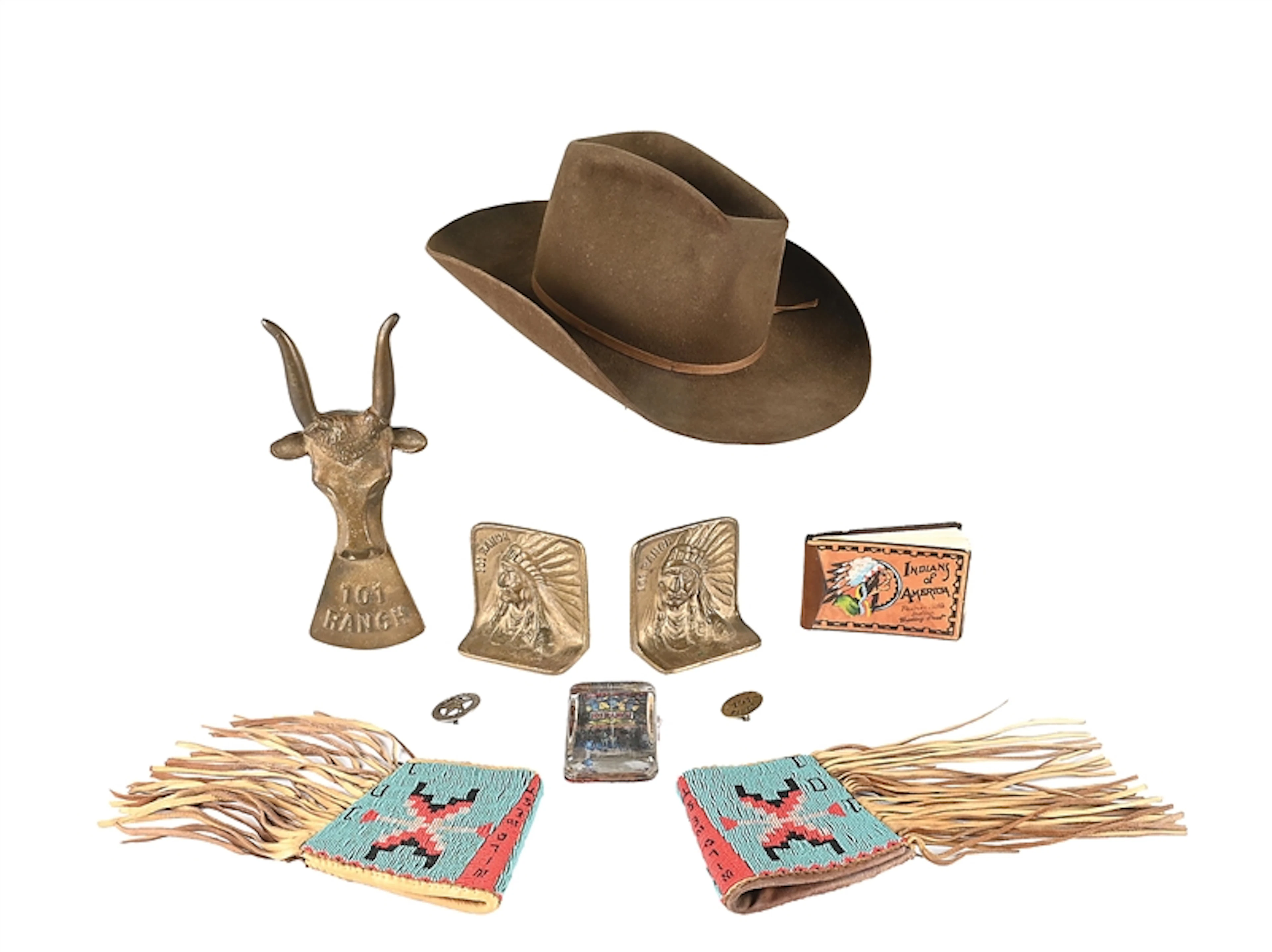 LOT OF 101 RANCH SOUVENIR ITEMS