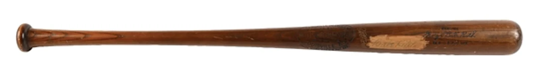 BABE RUTH SIGNED BASEBALL BAT & JSA REPORT