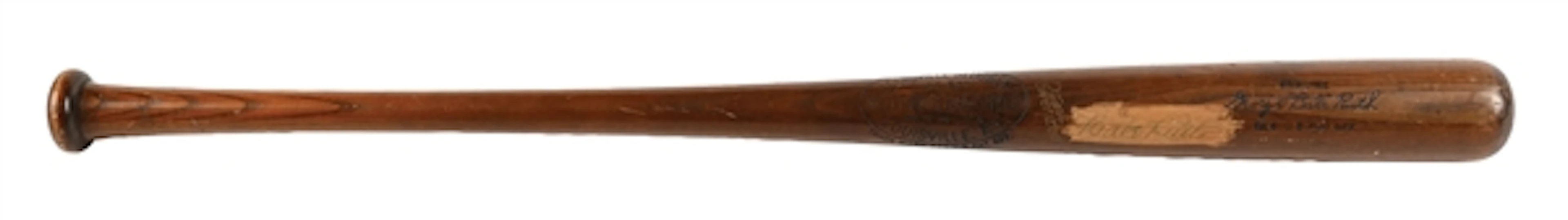 BABE RUTH SIGNED BASEBALL BAT & JSA REPORT