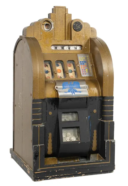 5¢ MILLS EXTRAORDINARY SILENT BELL SLOT MACHINE