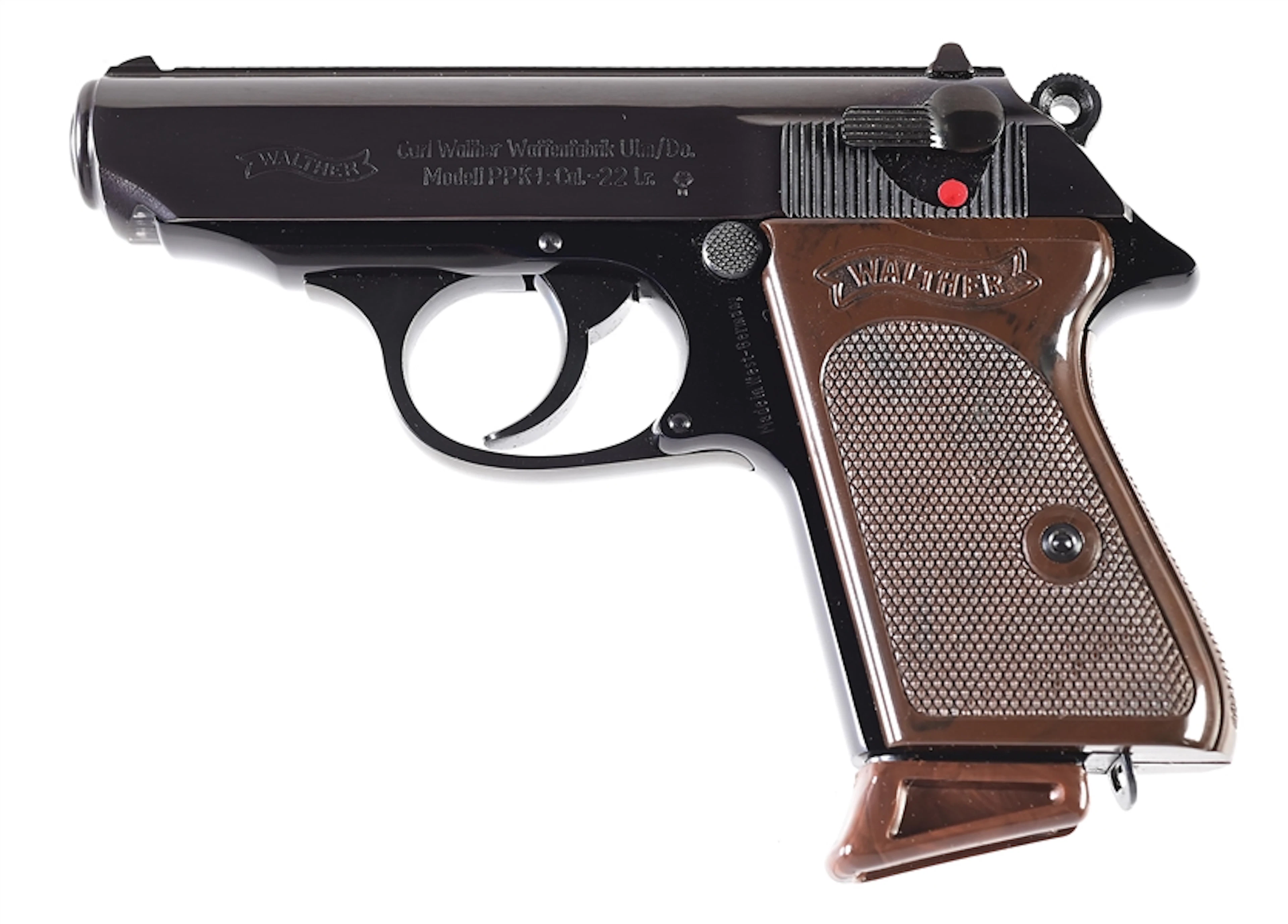 (C) WALTHER PPK-L DURAL .22 LR SEMI-AUTOMATIC PISTOL WITH BOX.