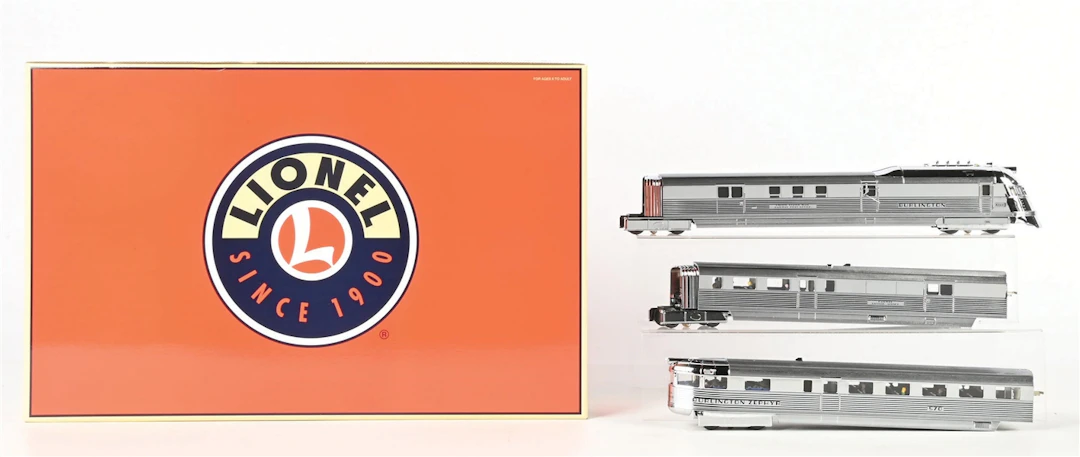 MODERN ERA LIONEL O-GA. NO. 6-51008 PIONEER ZEPHYR PASSENGER SET