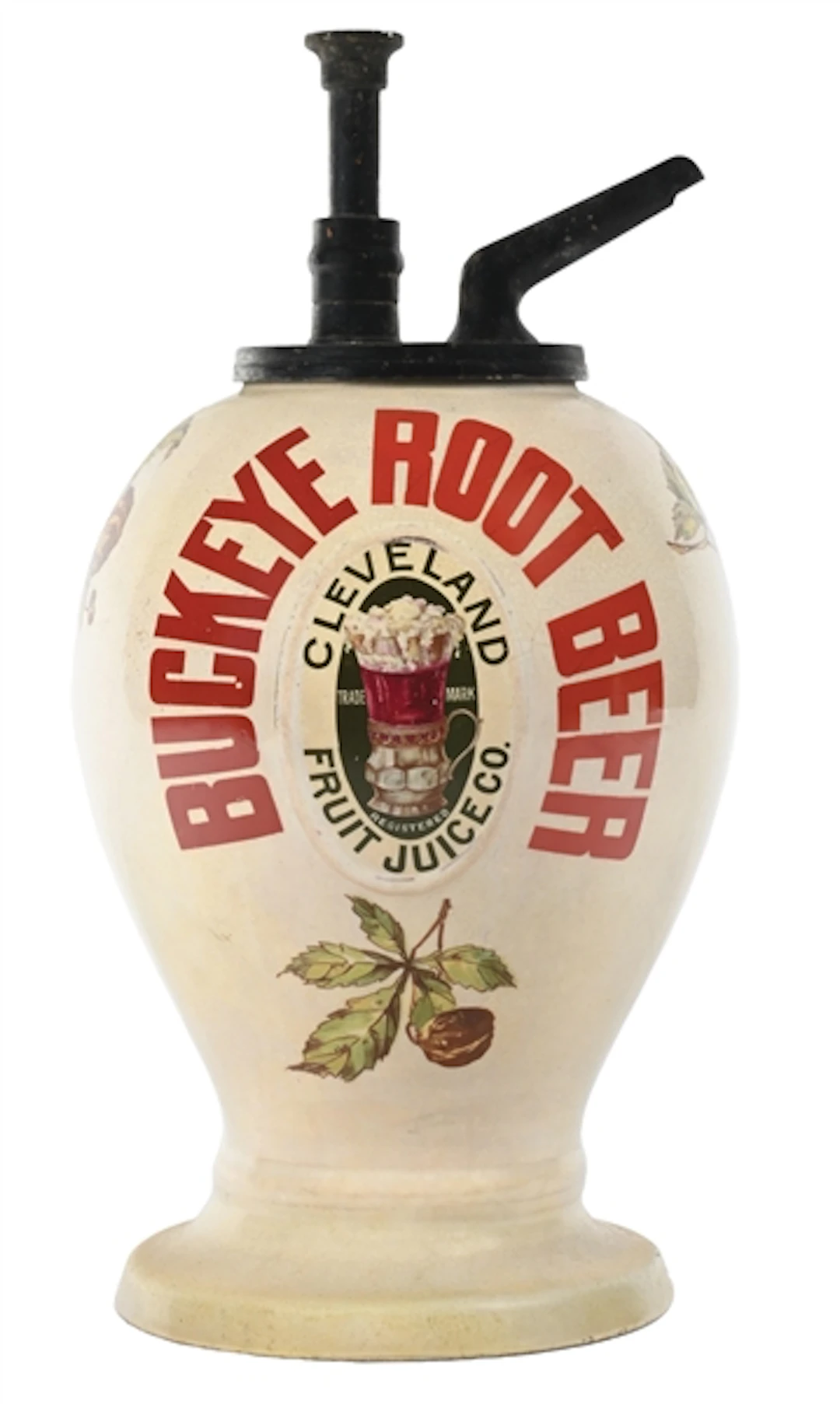 BUCKEYE ROOT BEER SYRUP DISPENSER