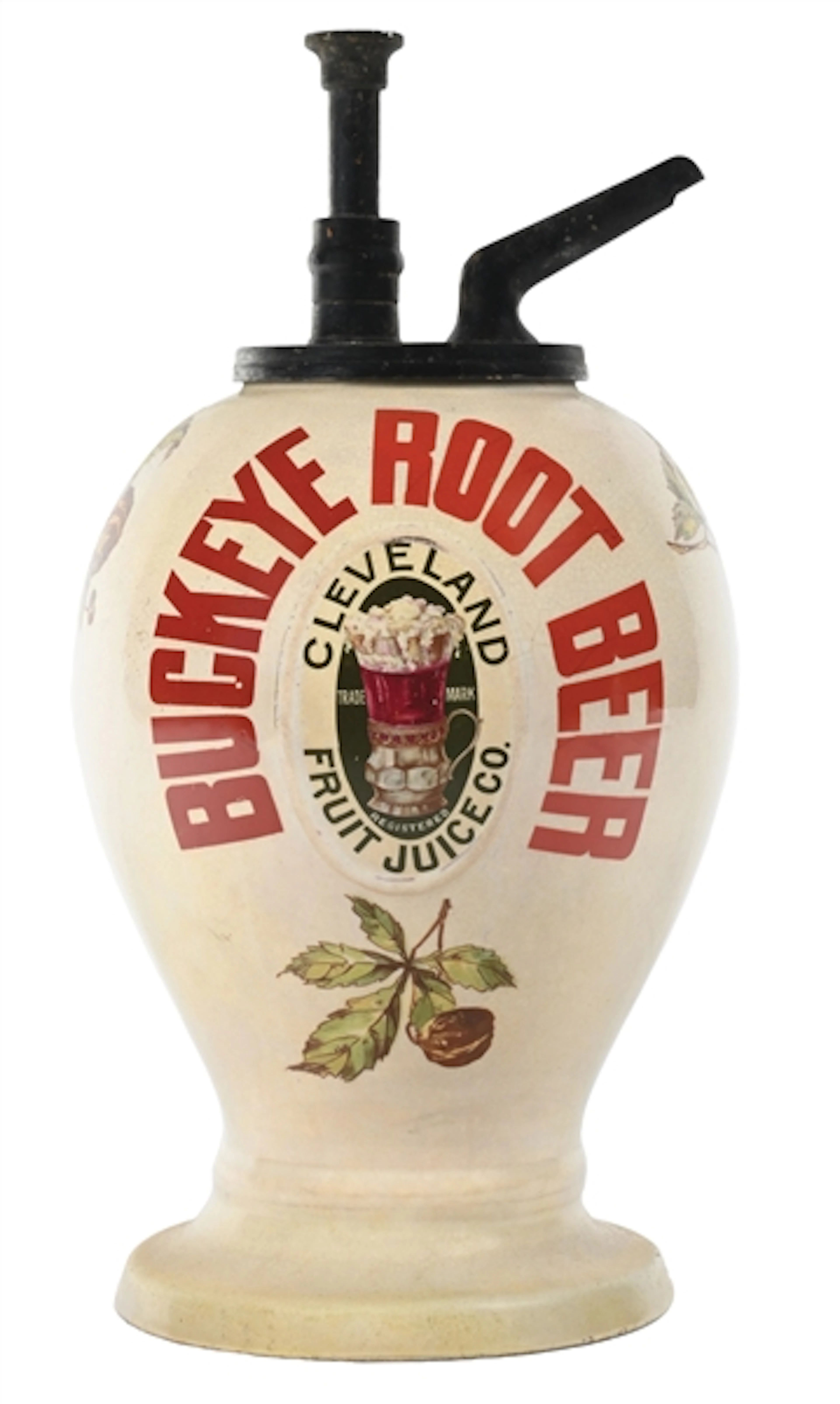 BUCKEYE ROOT BEER SYRUP DISPENSER