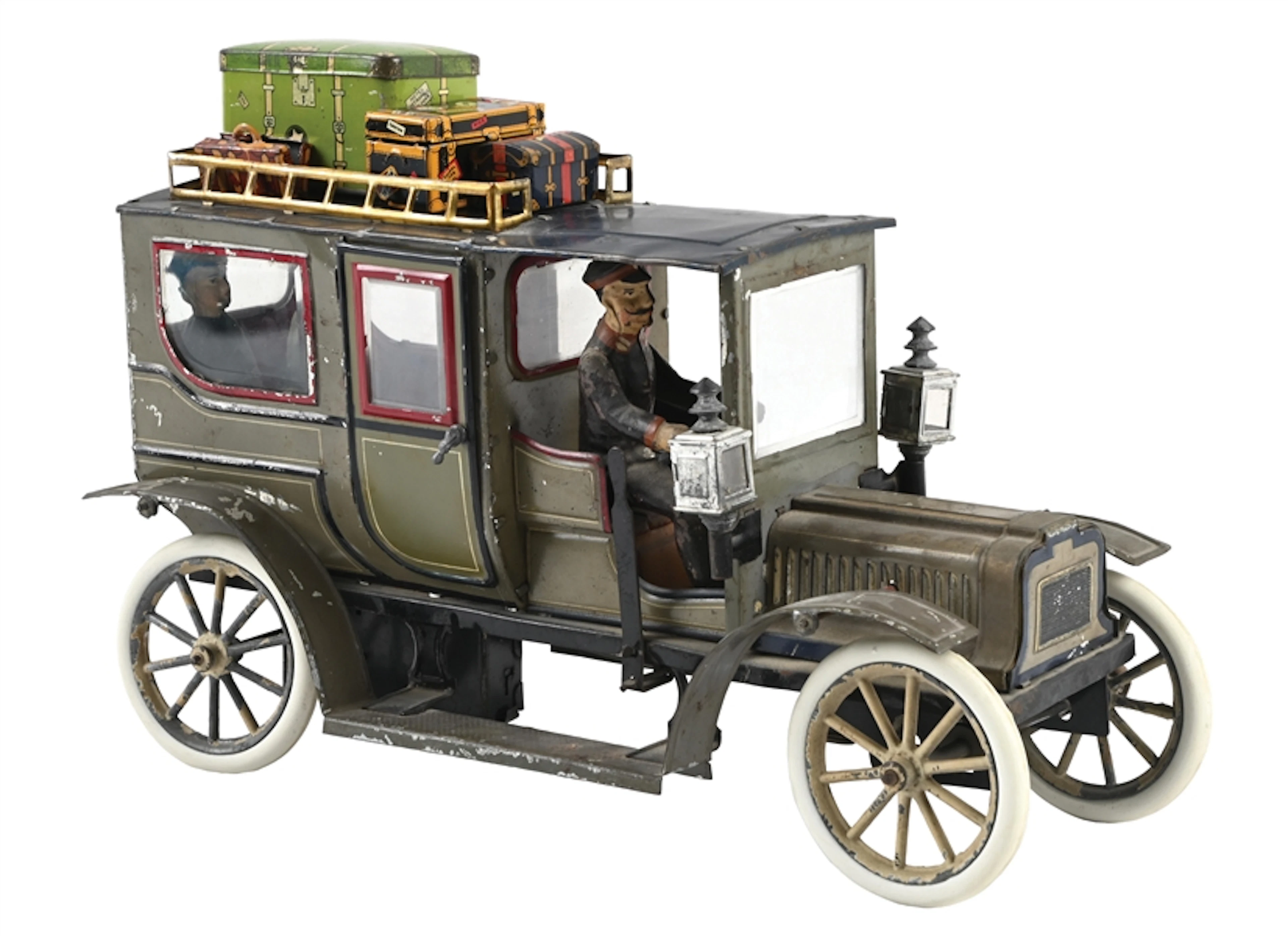 GEORGES CARETTE & CO. TIN LITHO LIMOUSINE TOY
