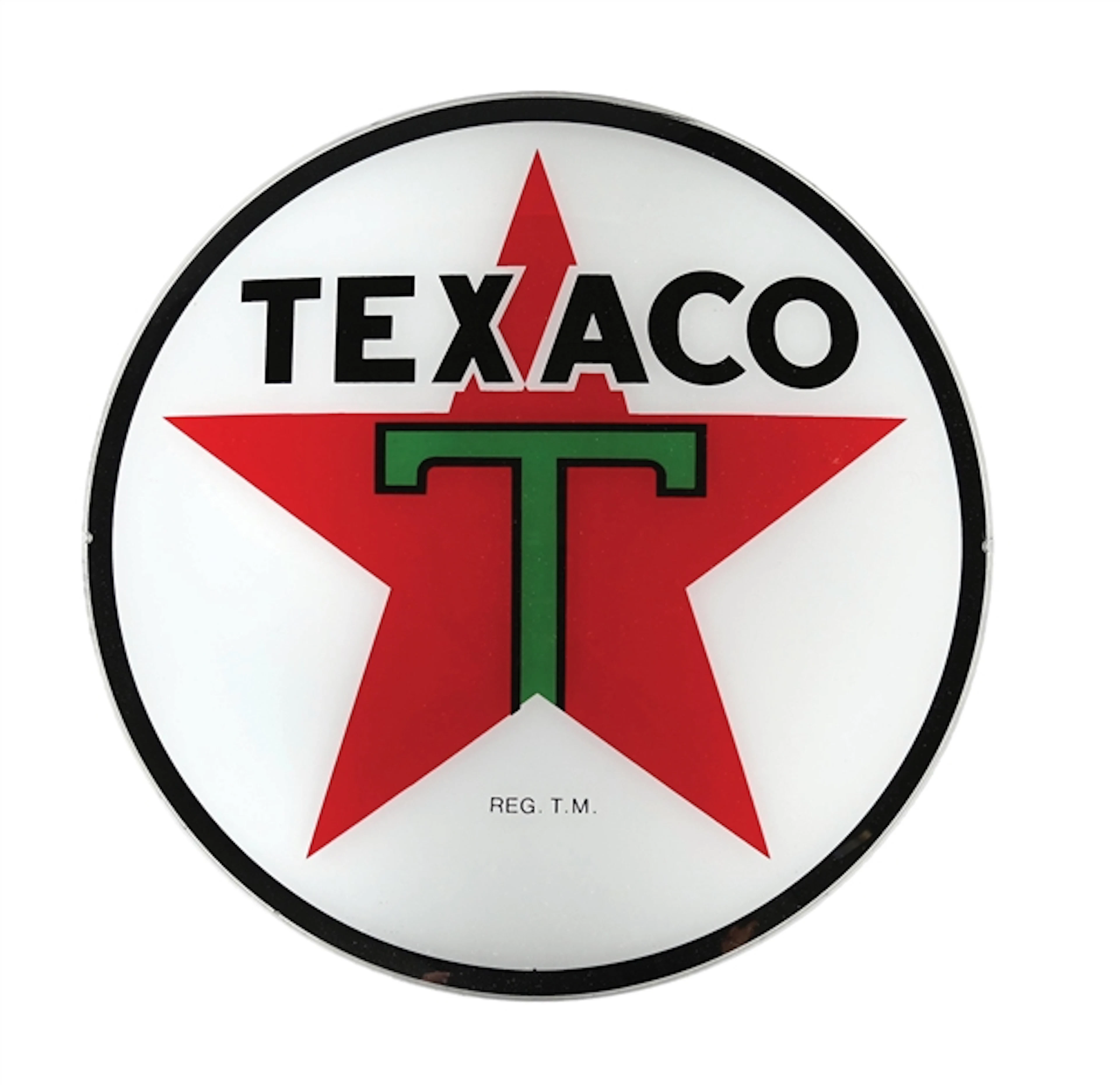 TEXACO GASOLINE SINGLE 13.5" GLOBE LENS