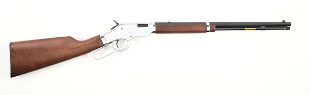 (M) UBERTI SILVER BOY .22 LEVER ACTION RIFLE.