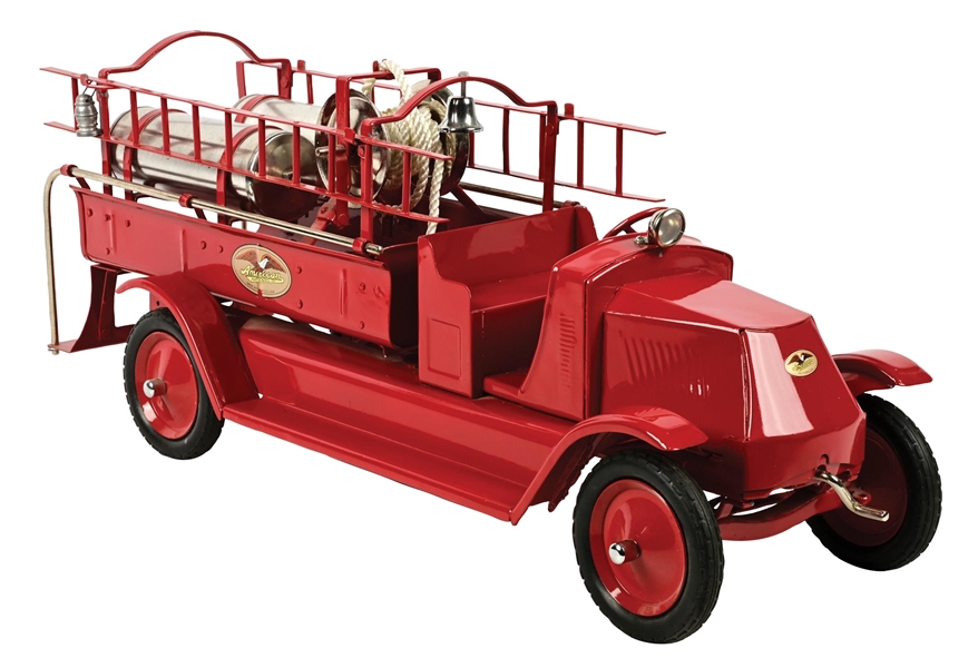 AMERICAN NATIONAL CO. PRESSED STEEL FIRE TRUCK