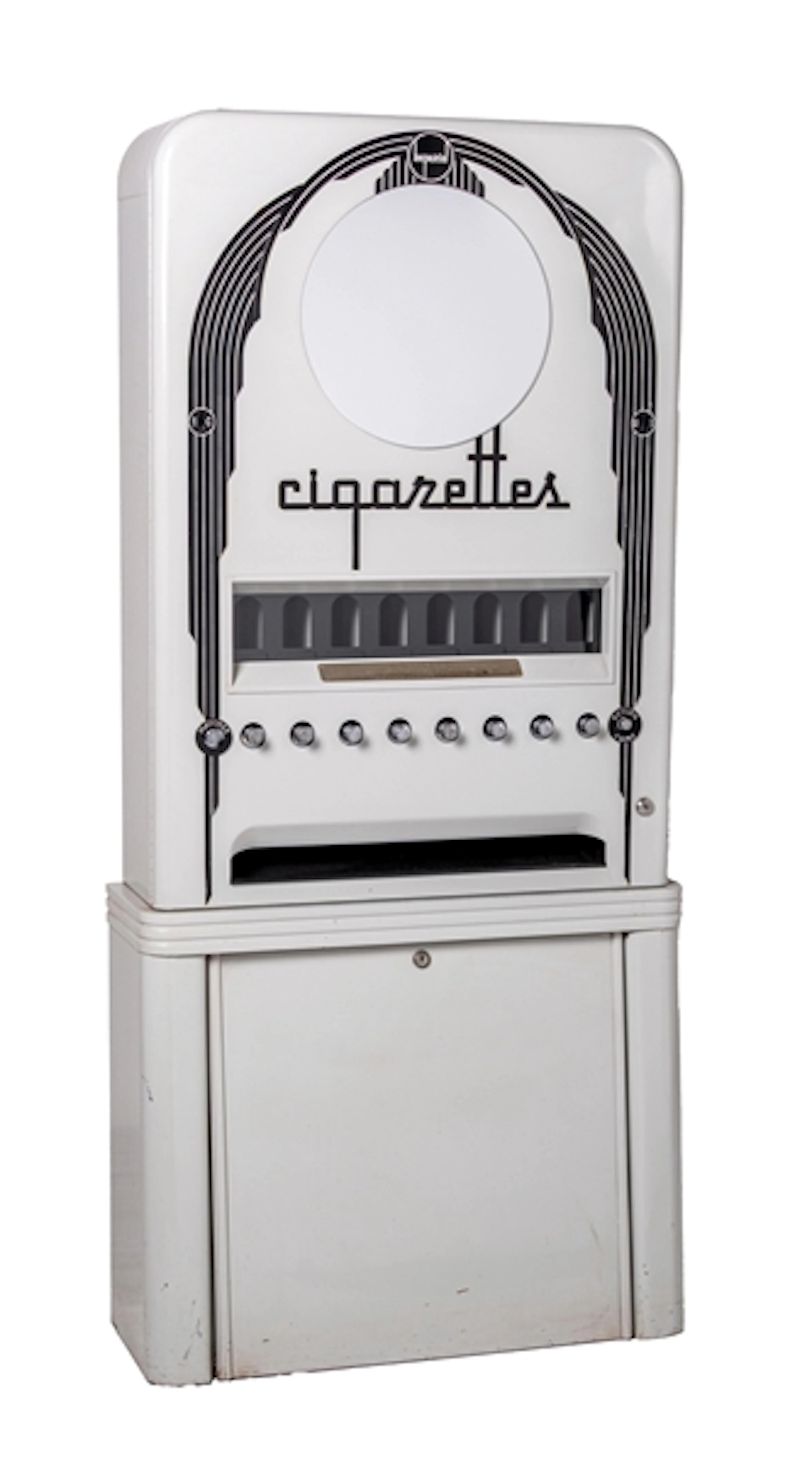 ROWE MANUFACTURING ART DECO CIGARETTES VENDING MACHINE
