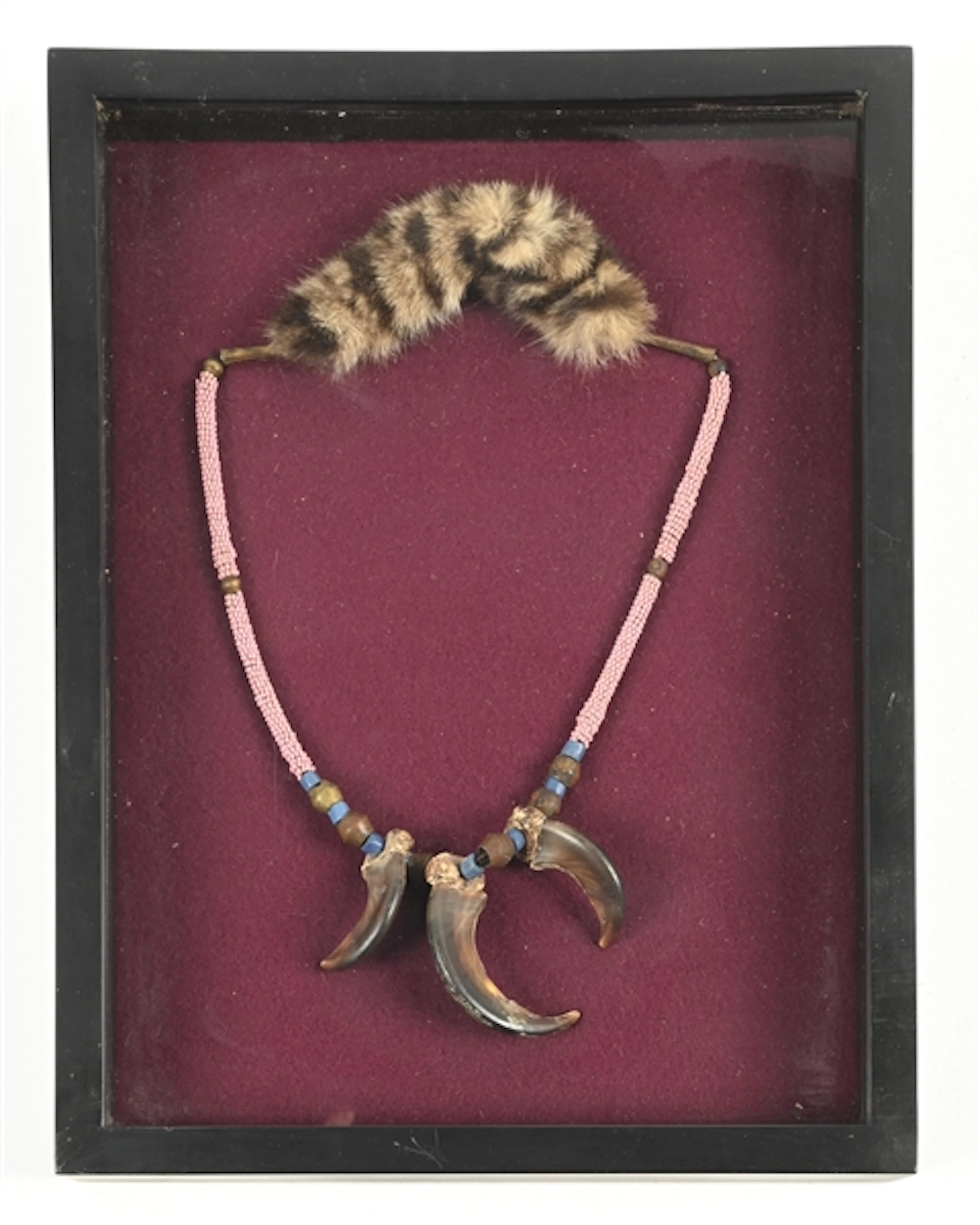 NATIVE AMERICAN BEAR CLAW NECKLACE