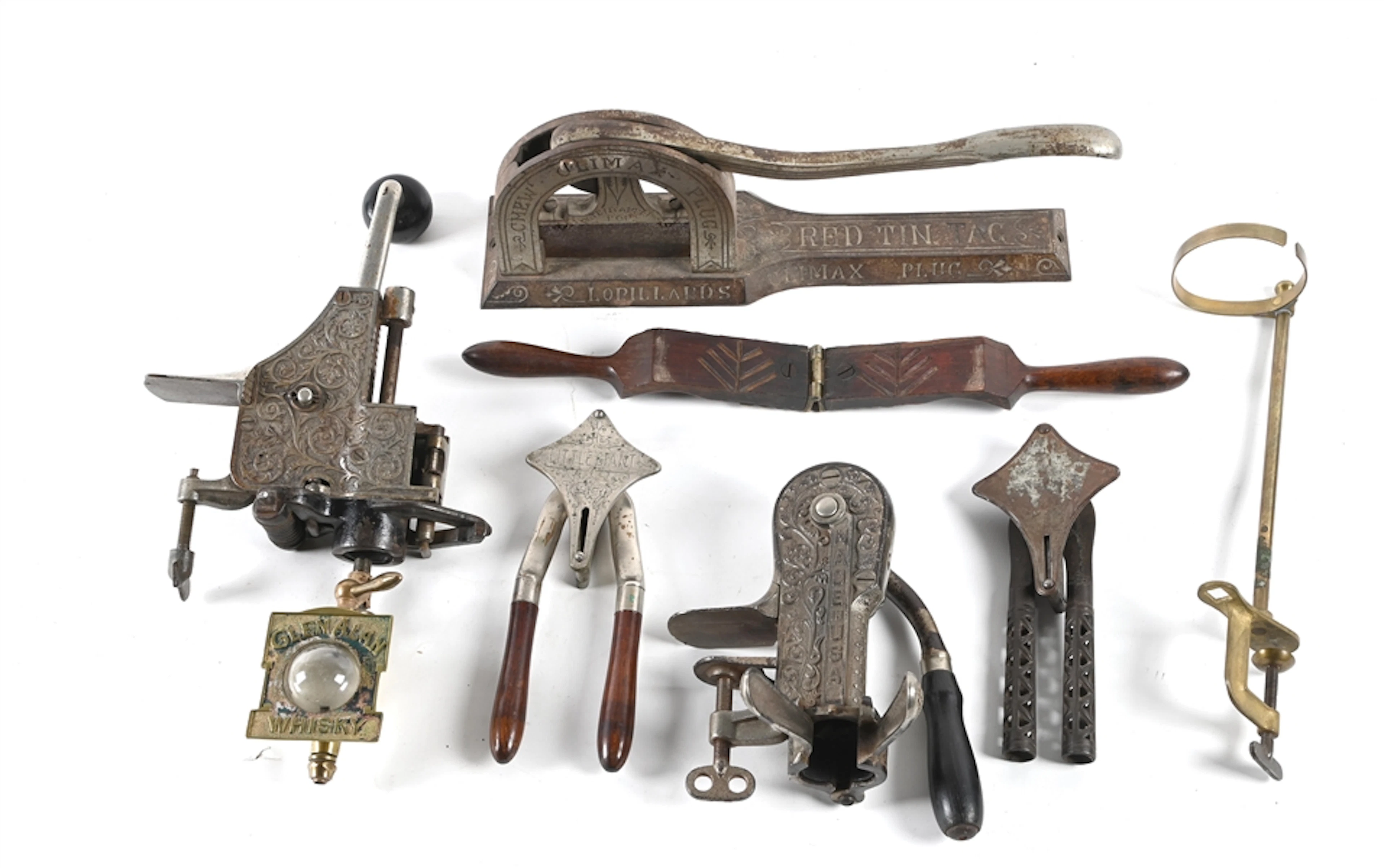 LOT OF 8: VARIOUS OLD WEST SALOON ITEMS