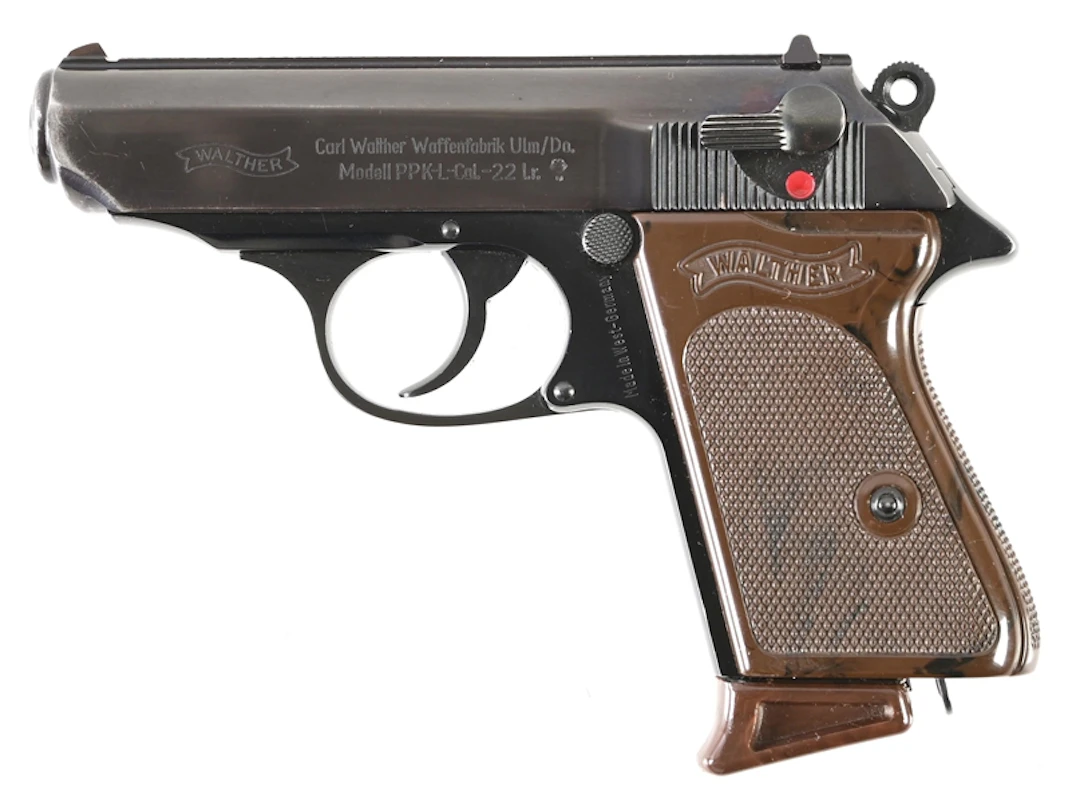 (C) WALTHER PPK-L SEMI-AUTOMATIC PISTOL.