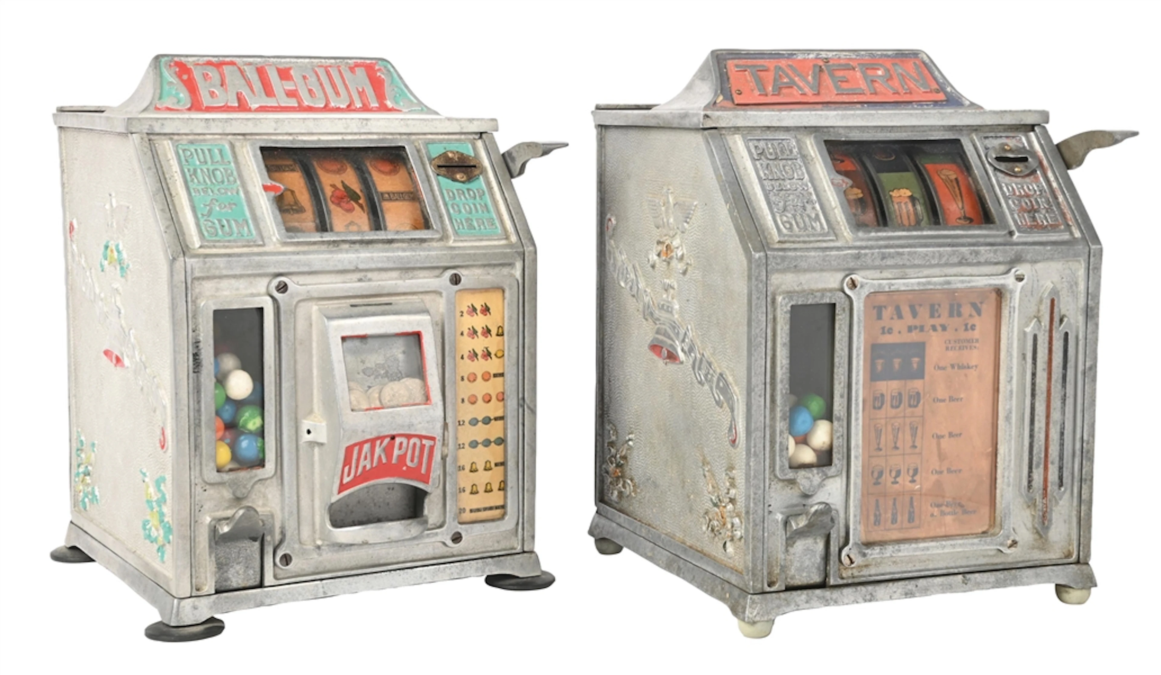 A PAIR OF TRADE STIMULATORS: GROETCHEN BALL GUM & TAVERN DANDY VENDOR