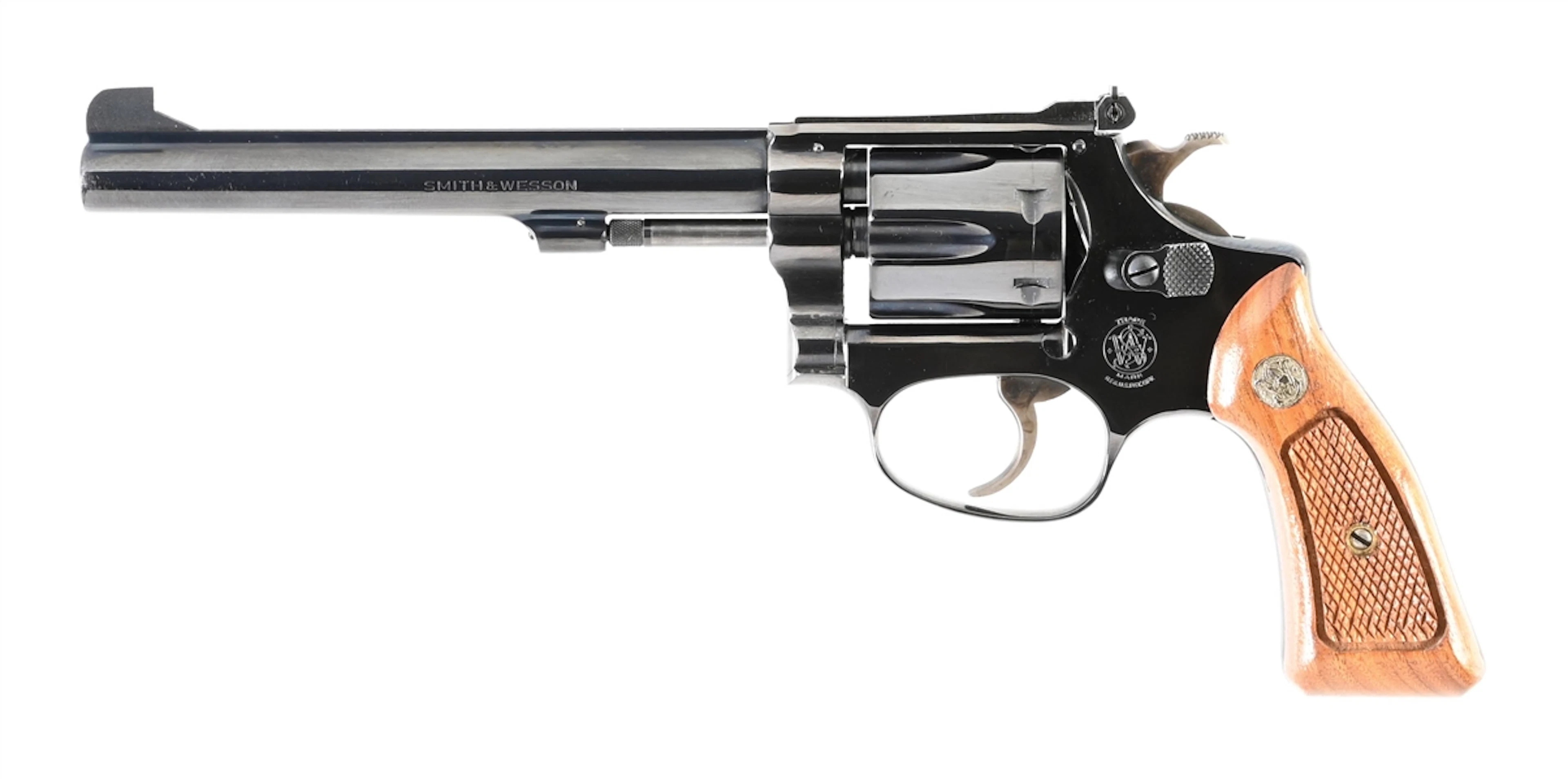 (C) SMITH & WESSON MODEL 35-1 DOUBLE ACTION REVOLVER WITH BOX.