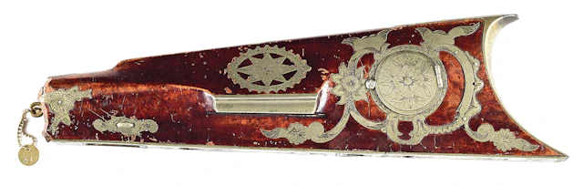 EXTRAORDINARY PATRIOTIC BUTTSTOCK FROM LEHIGH KENTUCKY RIFLE.