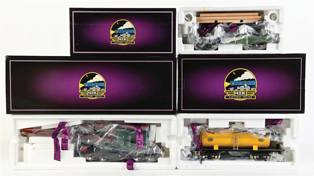 LOT OF 3: MTH IVES STANDARD GA. NO. 190, 197, AND 199 FREIGHT CARS