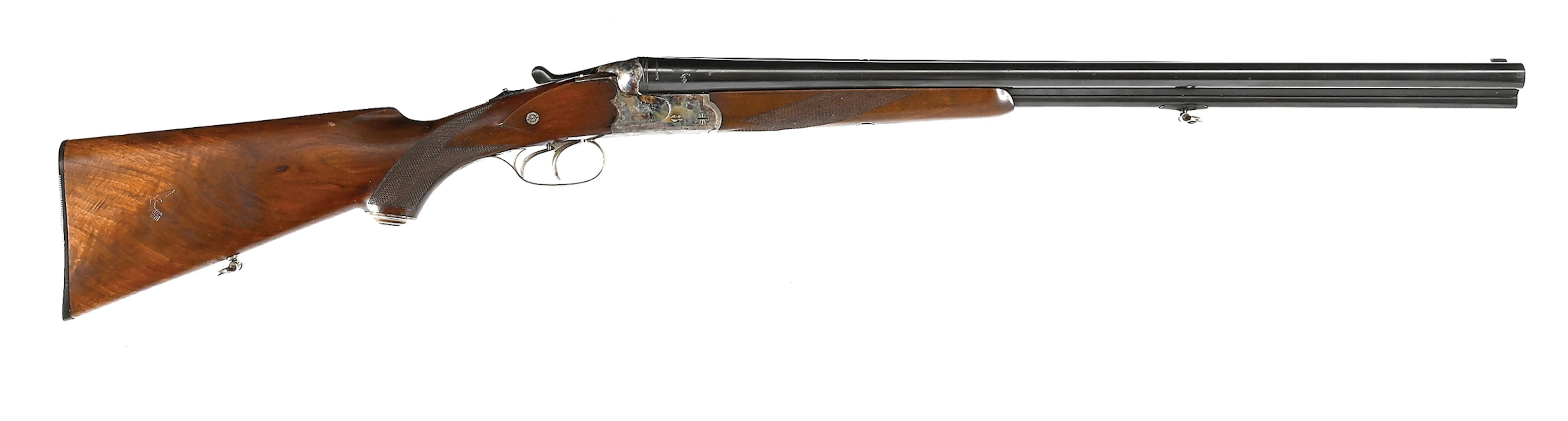 (C) J.P. SAUER LUFTWAFFE M30 DRILLING WITH 12 GAUGE BARRELS OVER A