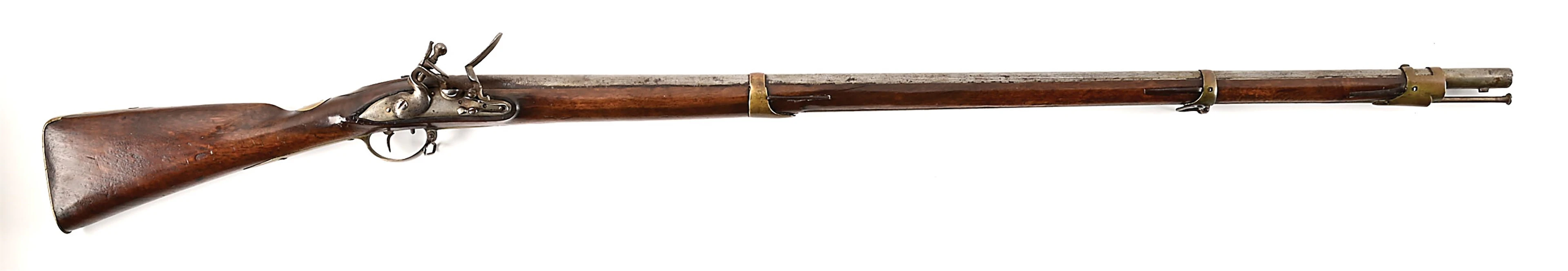 (A) RARE DUTCH REVOLUTIONARY WAR OFFICER'S FLINTLOCK FUSIL.