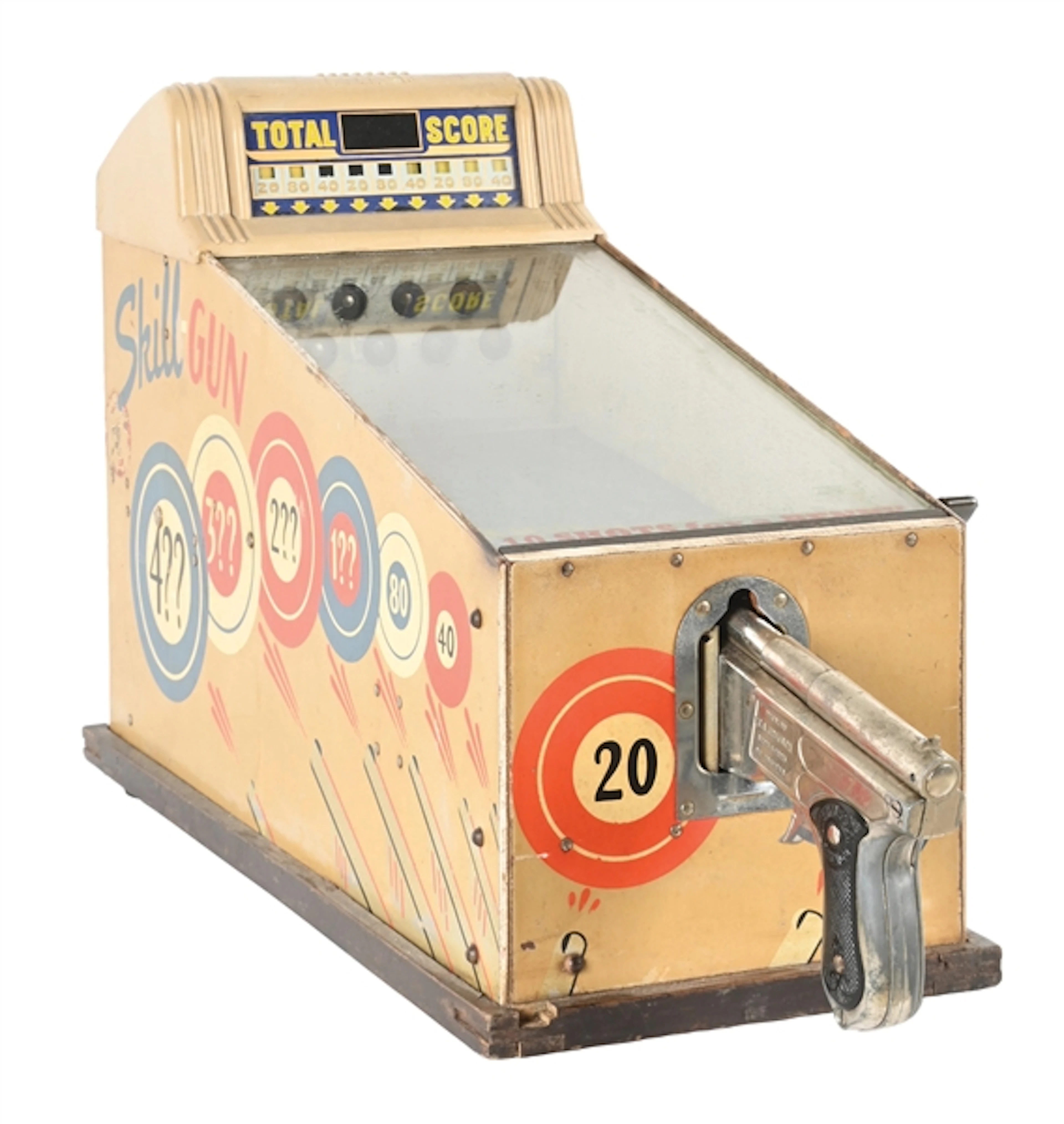 1¢ A.B.T. SKILL GUN TARGET PRACTICE GAME MACHINE