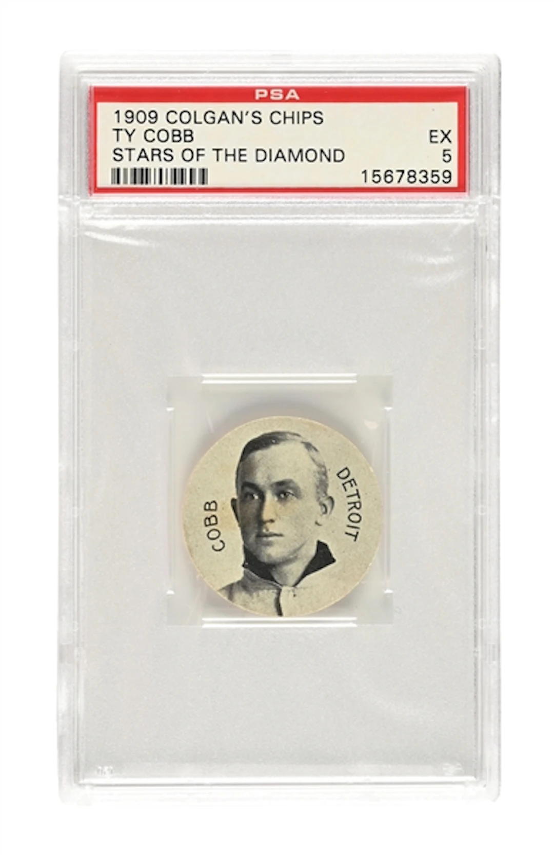 1909 COLGAN'S CHIP'S TY COBB PSA 5 EX